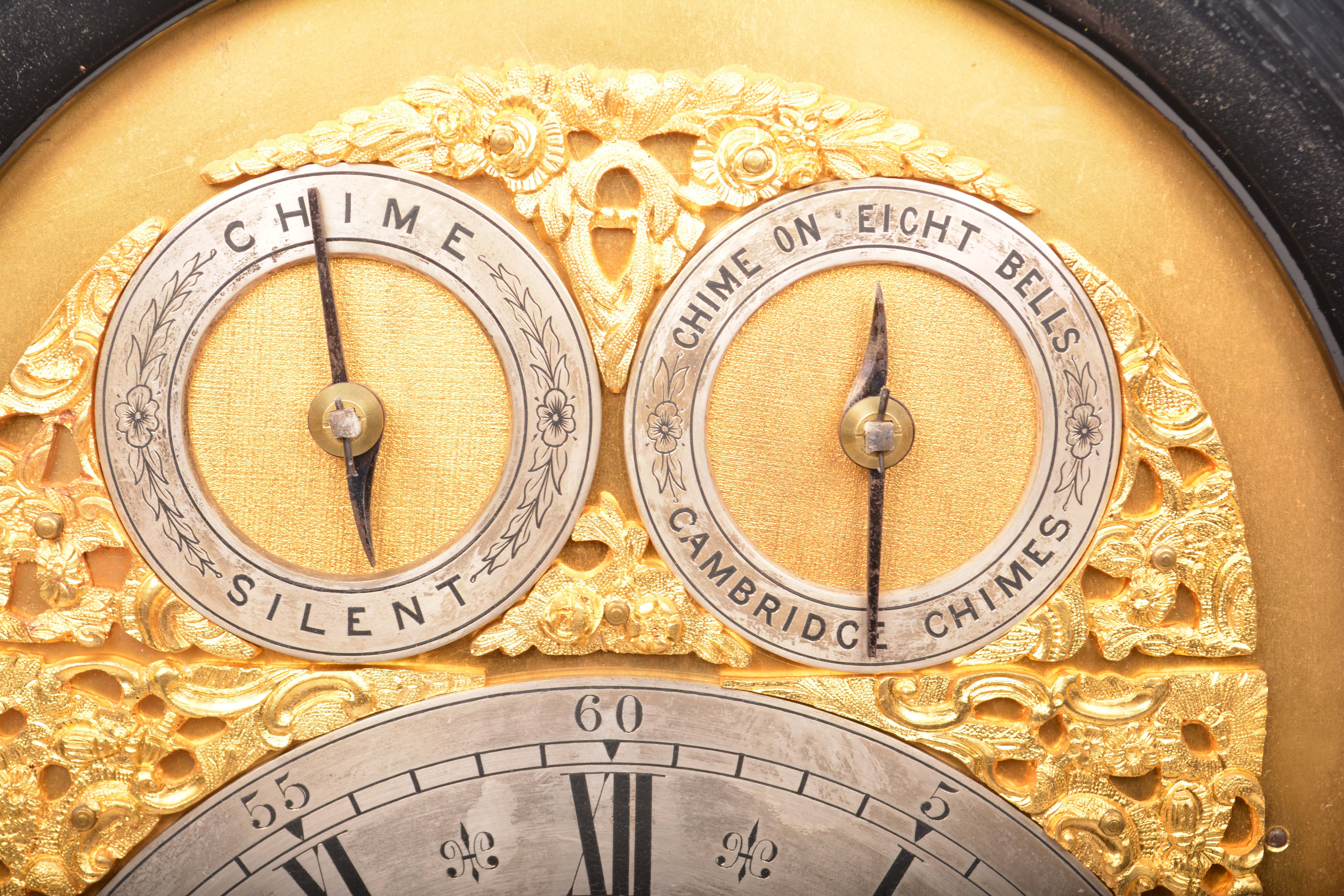 Late 19th Century Ebonized Triple Fusee Bracket Clock