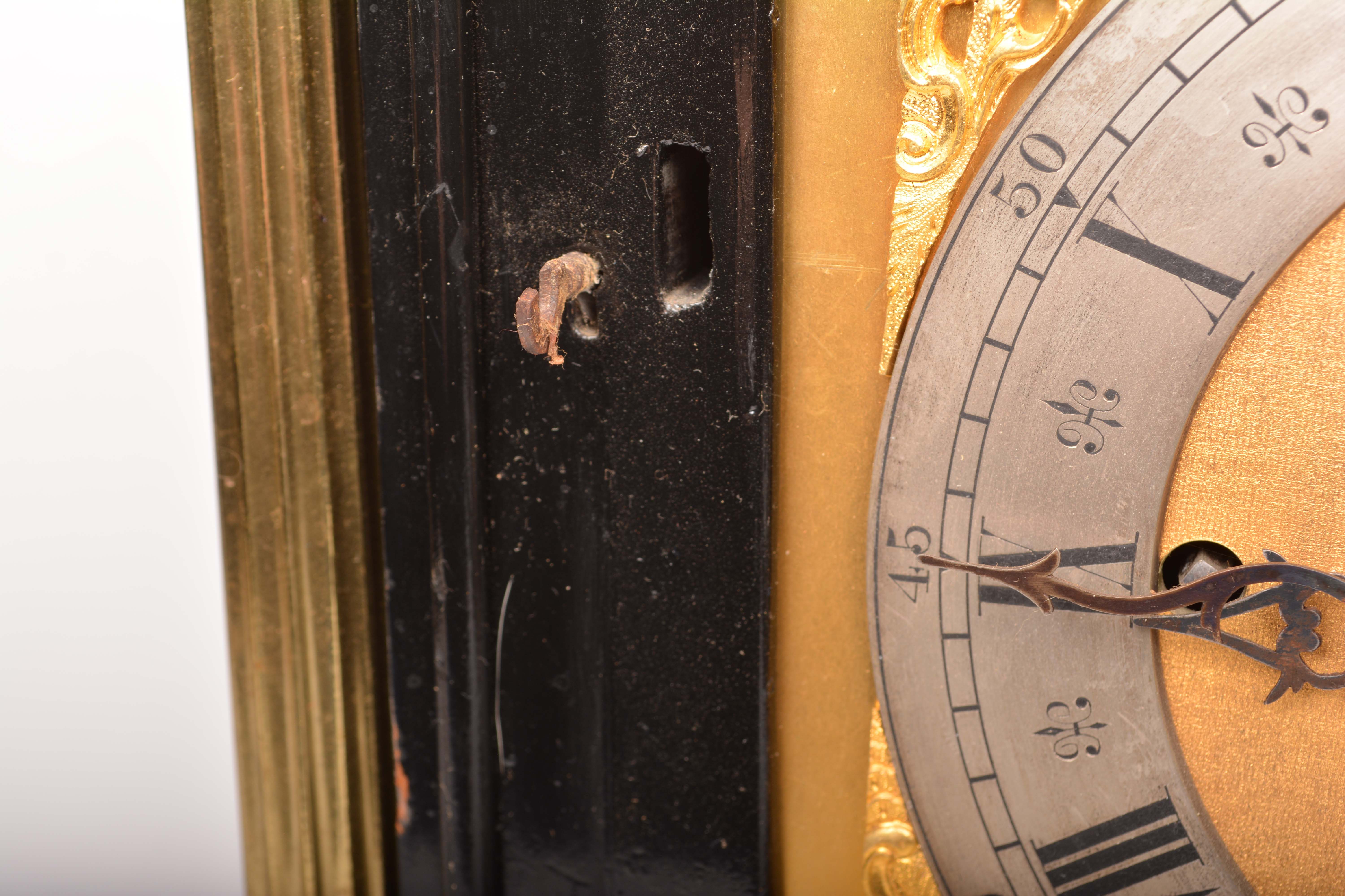 Late 19th Century Ebonized Triple Fusee Bracket Clock