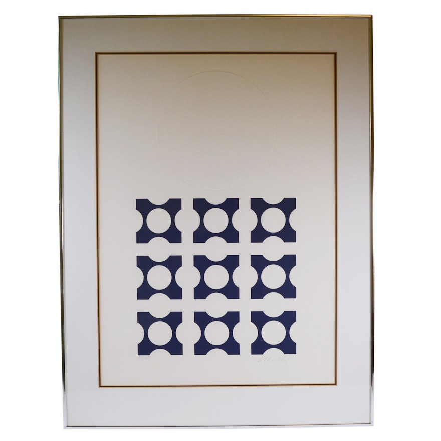 Victor Vasarely Limited Edition Serigraph "Cepheí"