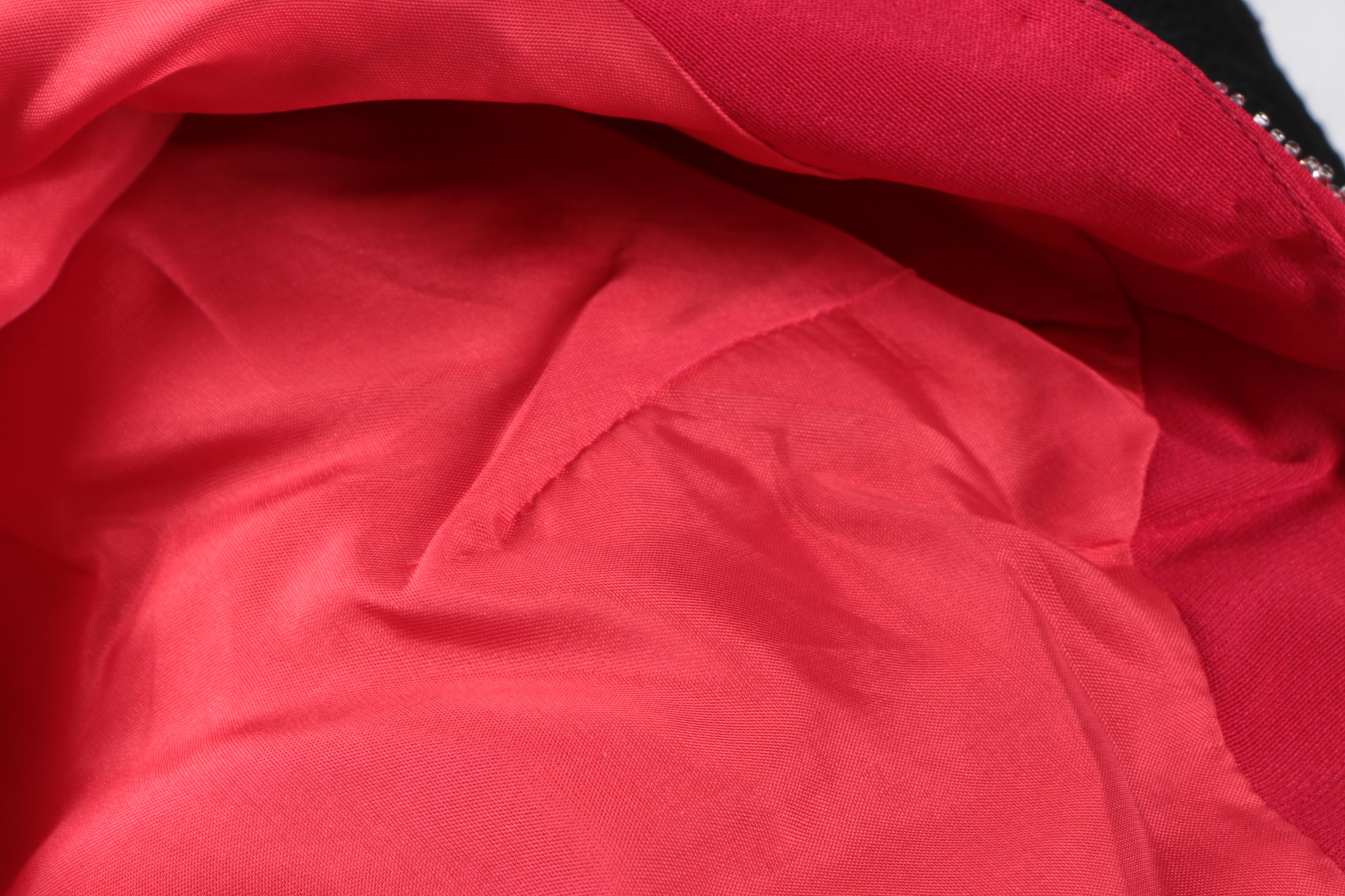 Women's Vintage Victoria Royal Ltd. Embellished Red Bolero Jacket