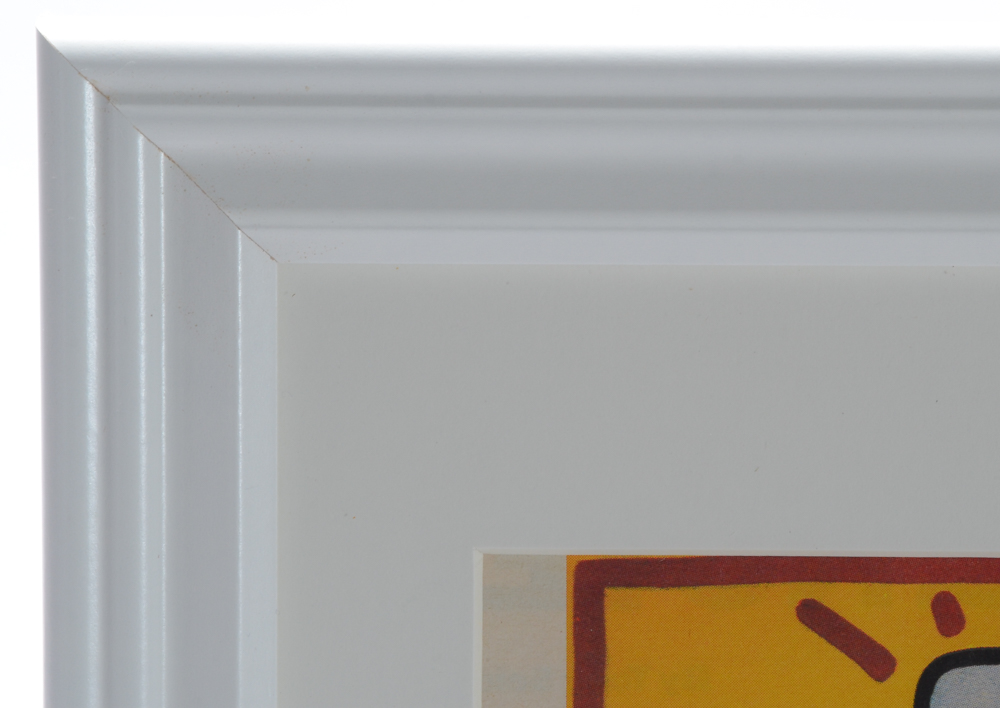 Vintage Offset Lithograph Print after Keith Haring for Absolut Vodka