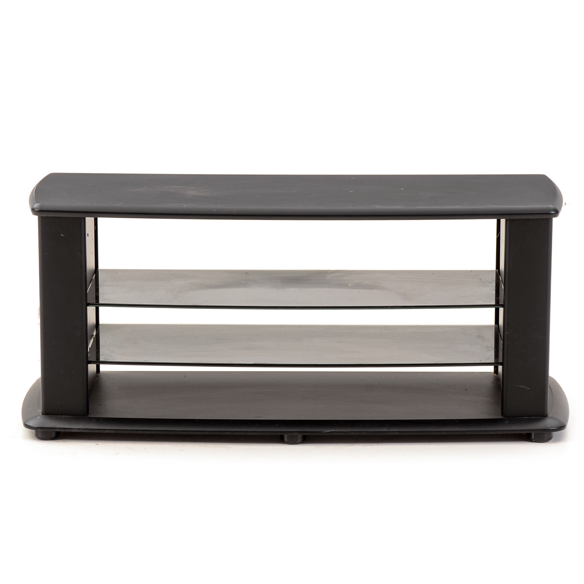Black Laminate Television Console