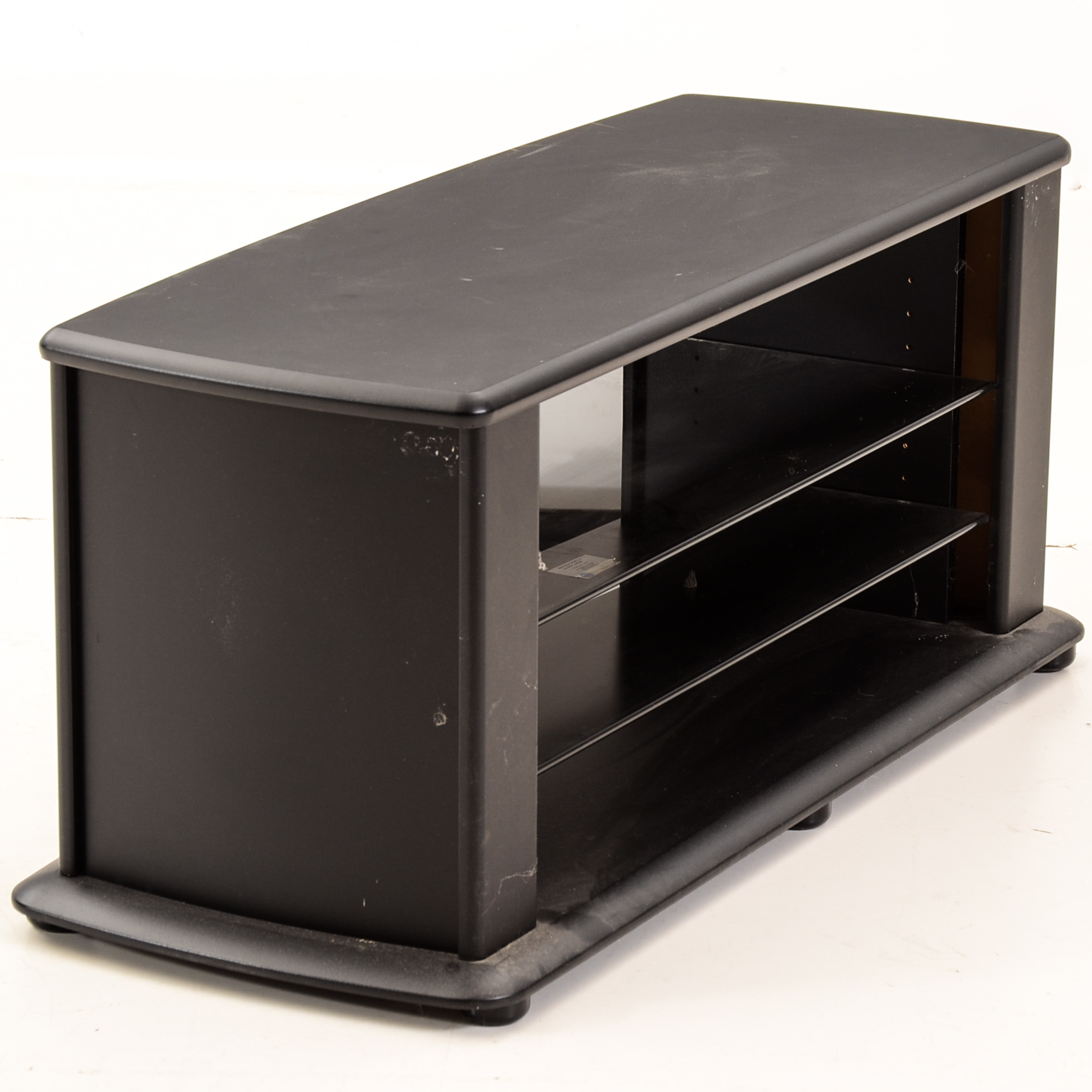 Black Laminate Television Console