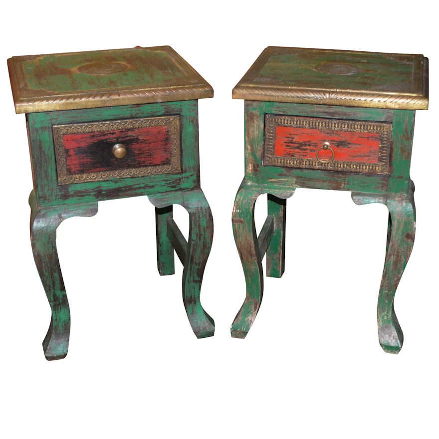 Vintage Painted Accent Tables