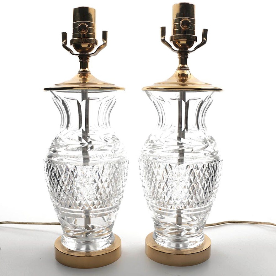 Waterford Crystal "Glandore" Table Lamps