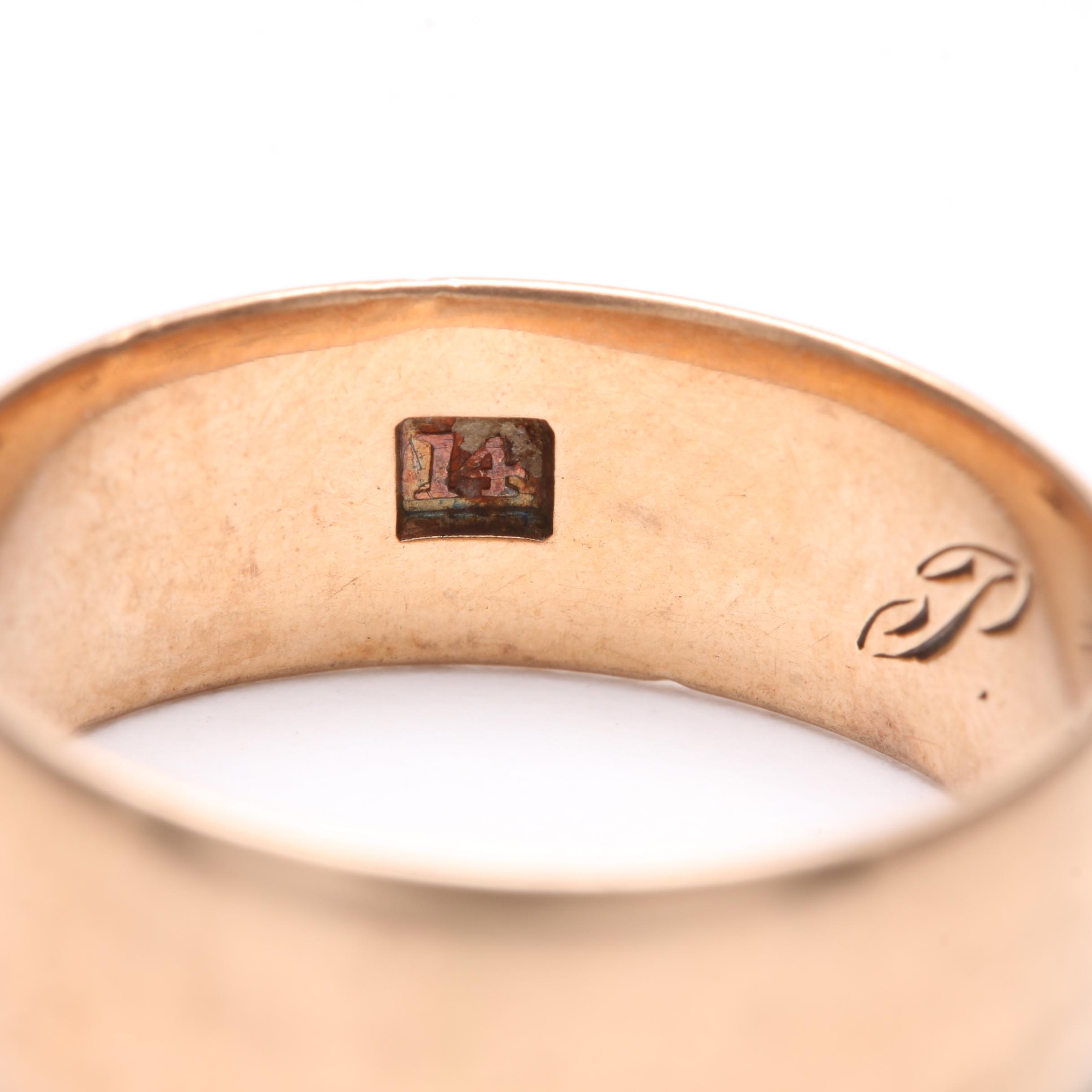 10K Yellow Gold Ring Band