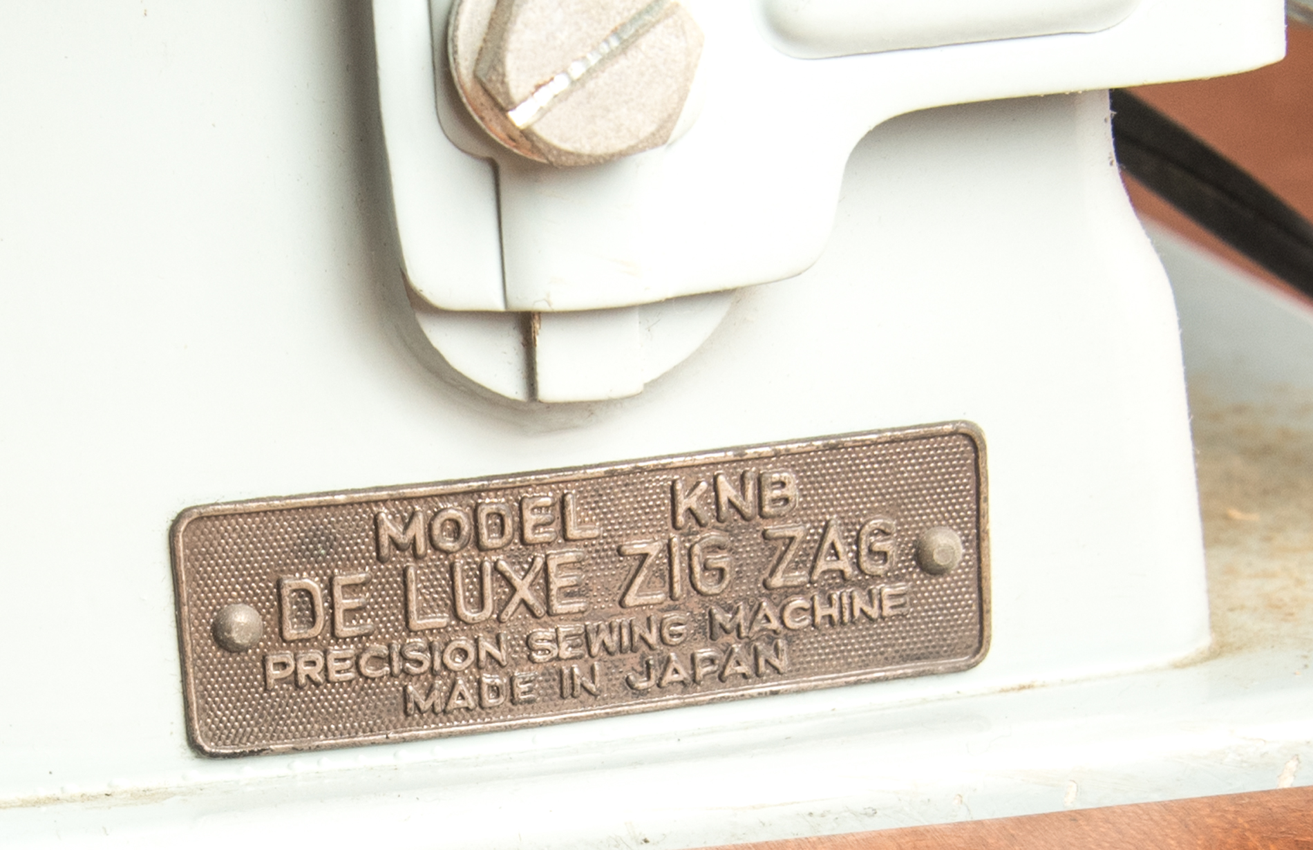 Vintage Good Housekeeper Sewing Machine In a French Provincial Style Cabinet