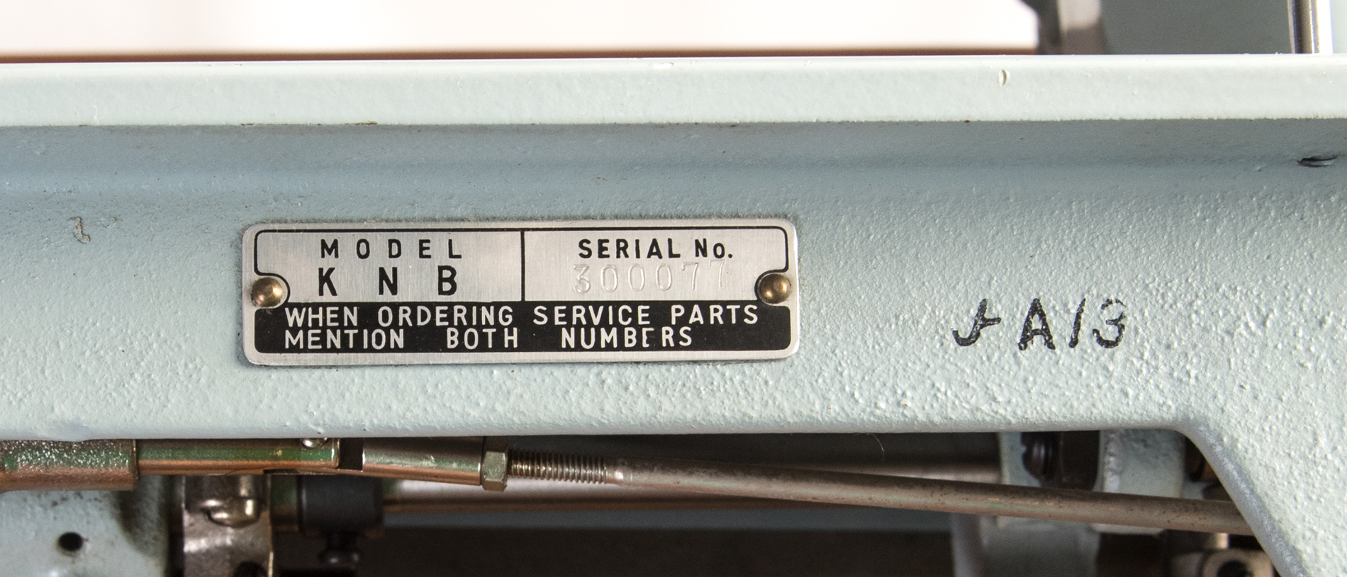 Vintage Good Housekeeper Sewing Machine In a French Provincial Style Cabinet