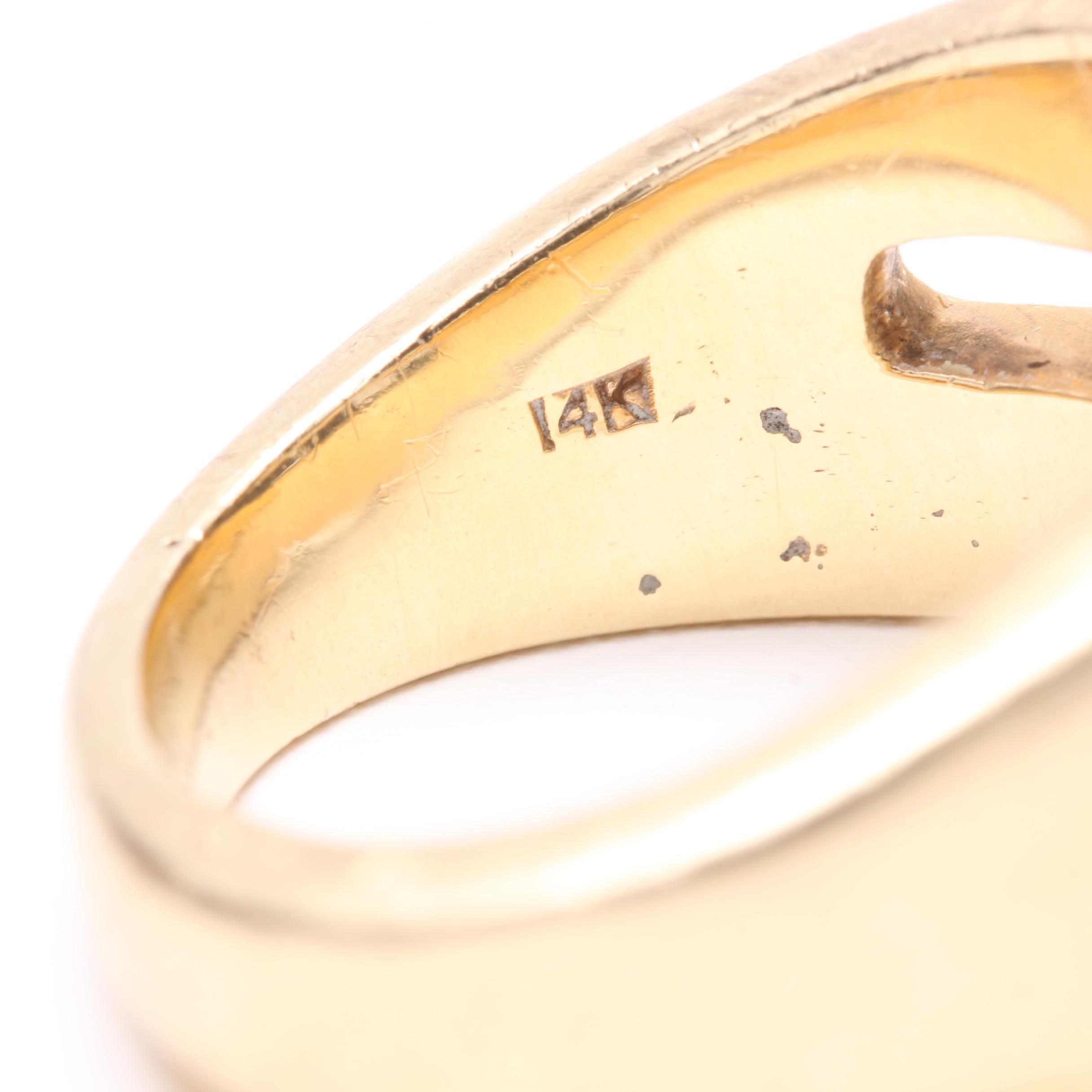 14K Yellow Gold Ring