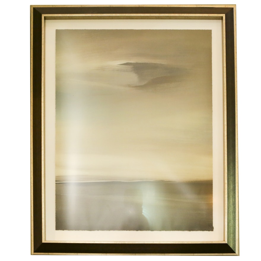 Framed Abstract Print on Paper