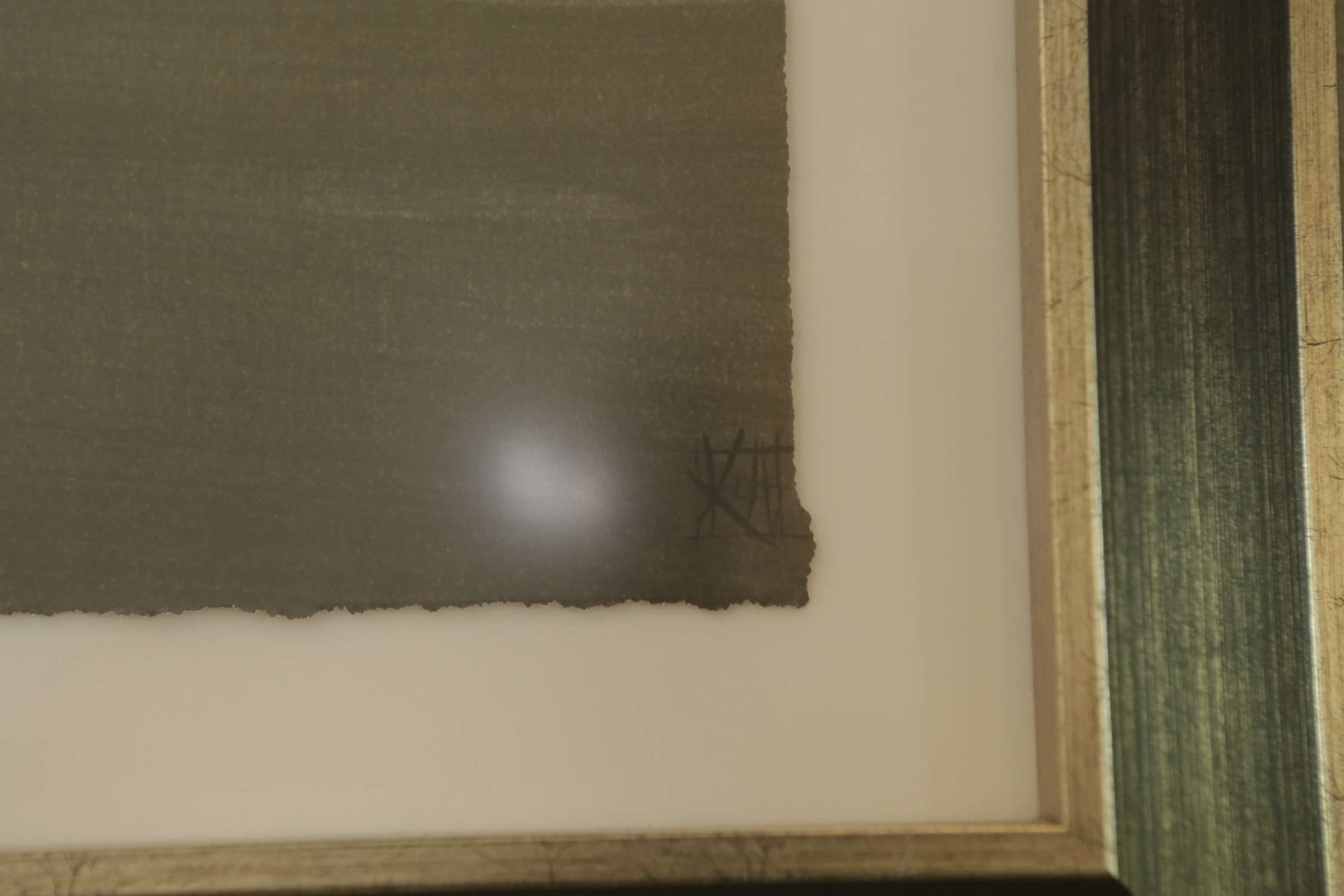 Framed Abstract Print on Paper