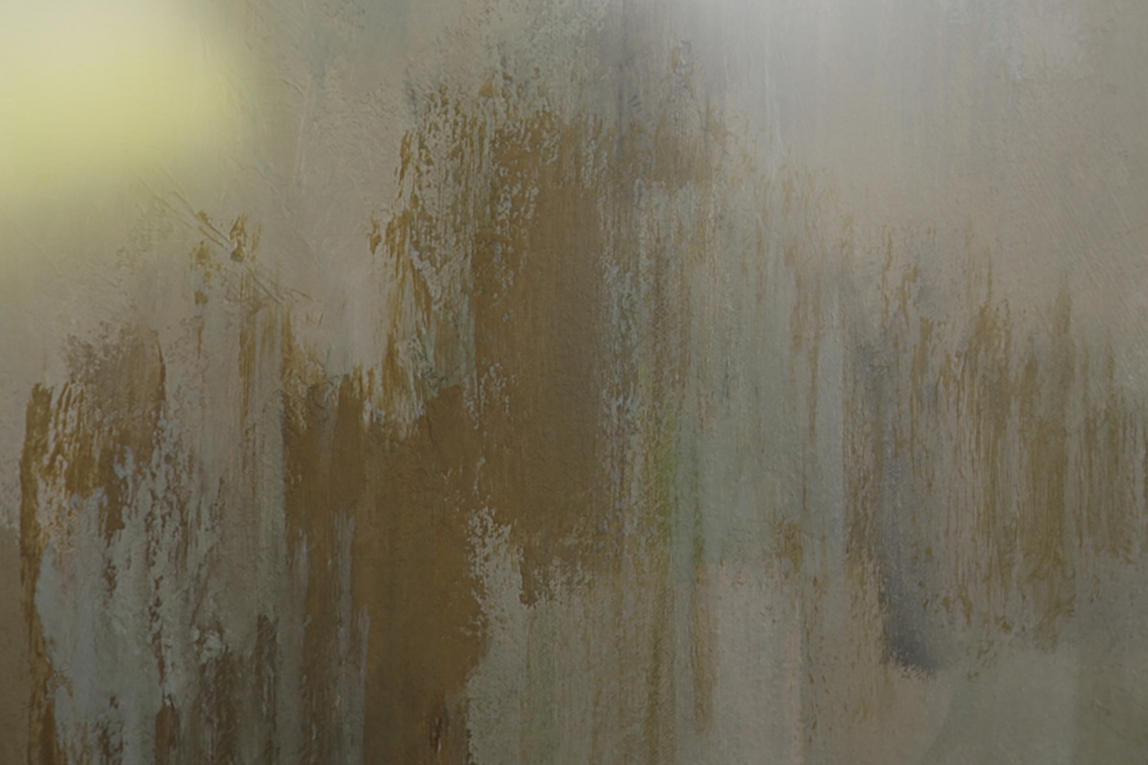 Abstract Print in Gold Toned Frame