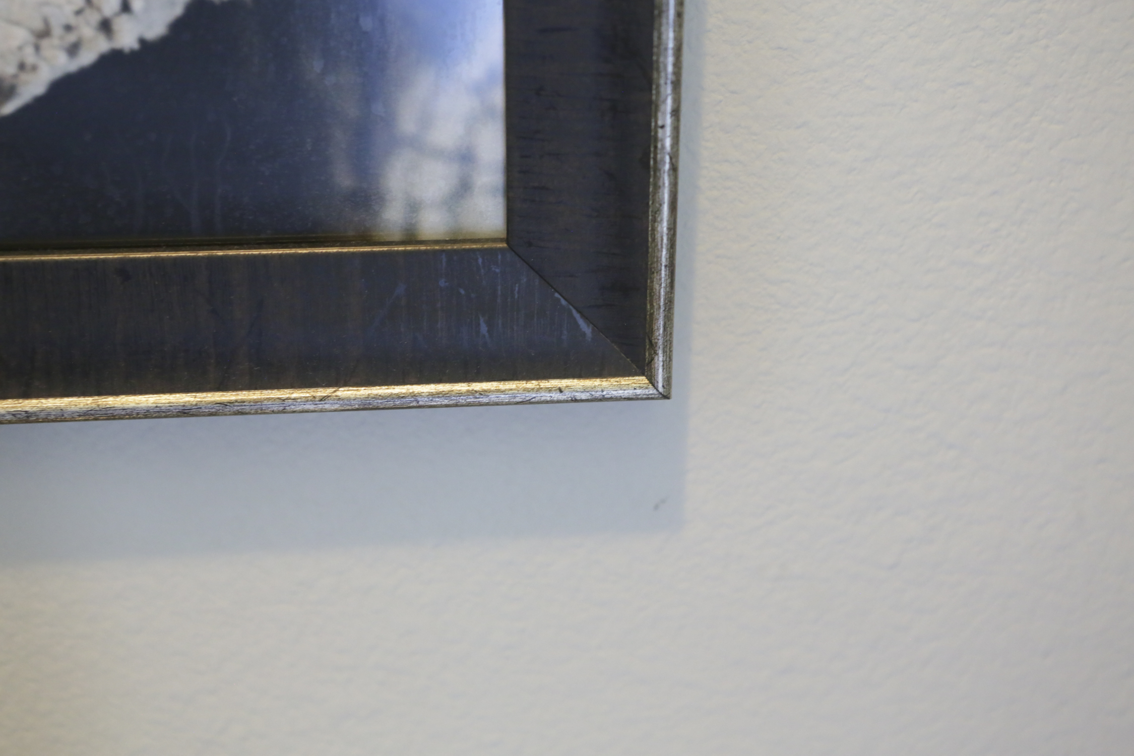 Framed Photographic Print of Logs