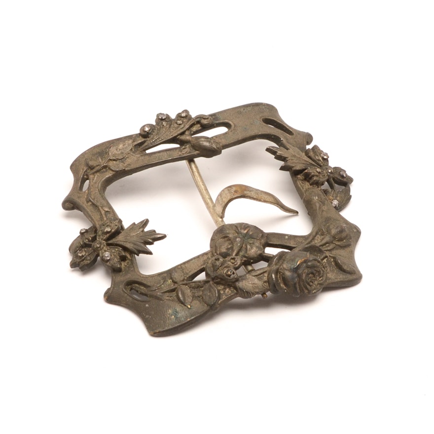 Vintage Decorative Metal Belt Buckle