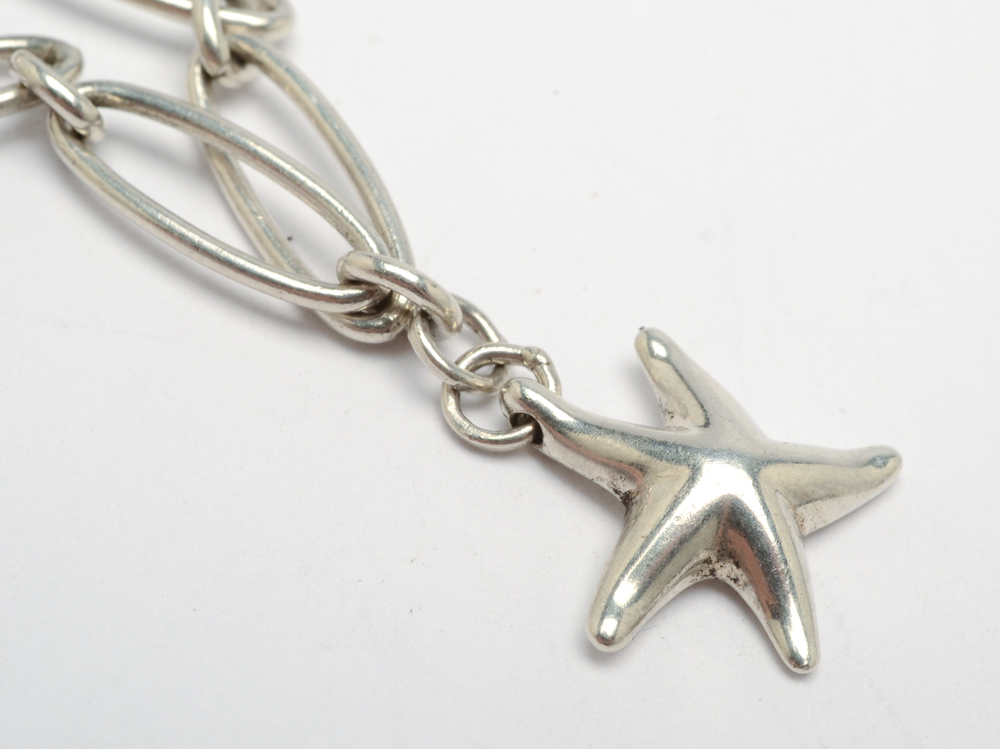 Sterling Silver Elsa Peretti for Tiffany & Co. Bracelet and Pendant