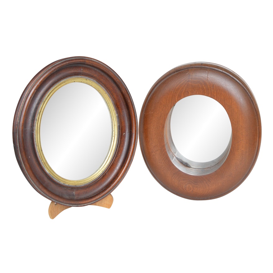 Antique Oval Mirrors