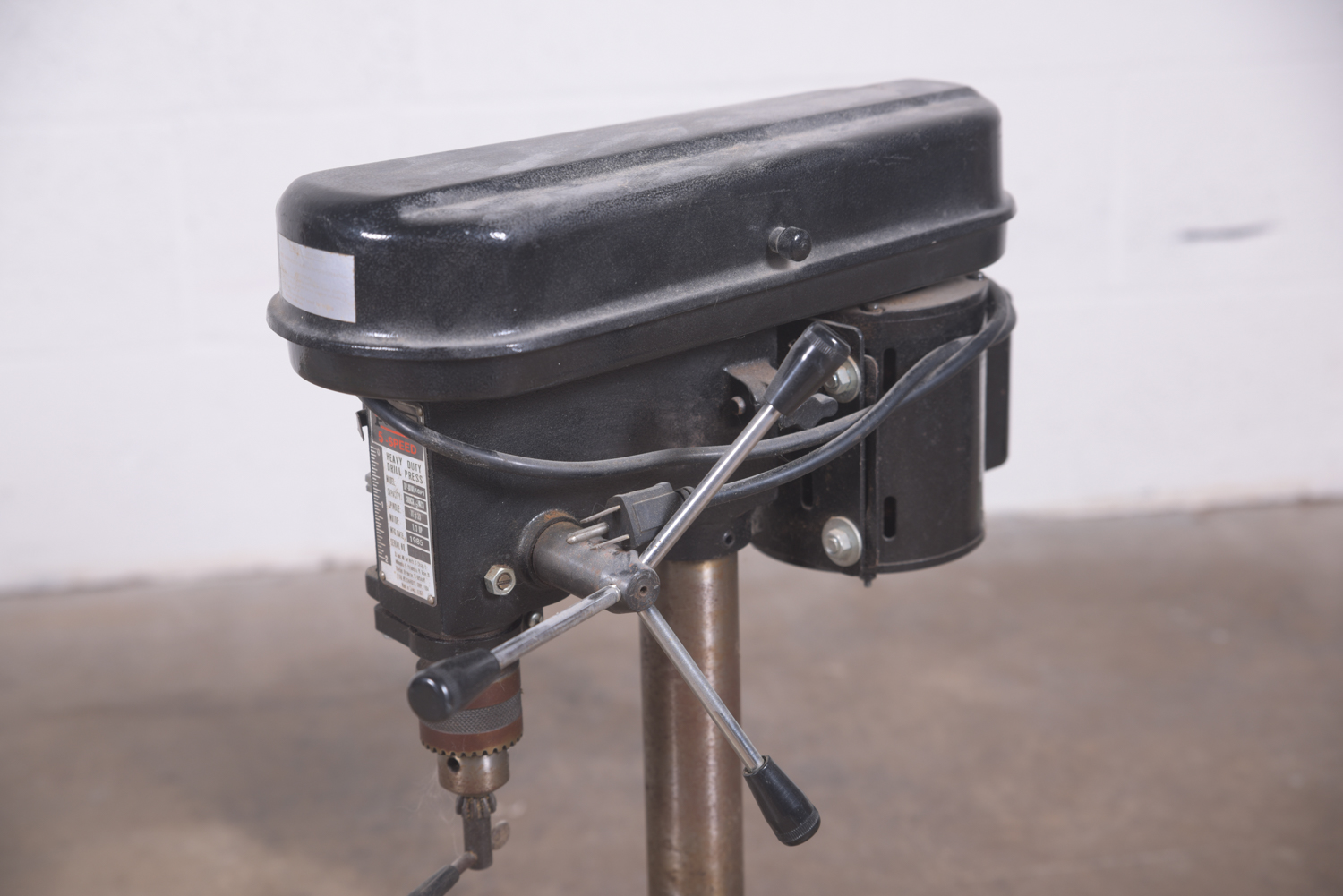 Vintage Guardian Power 5-Speed Heavy Duty Drill Press