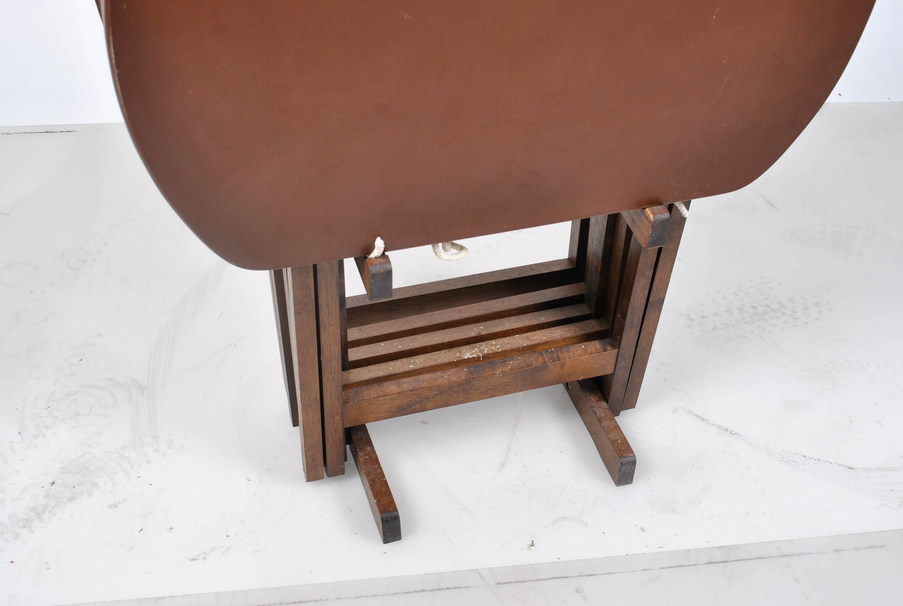 Vintage Wooden TV Trays