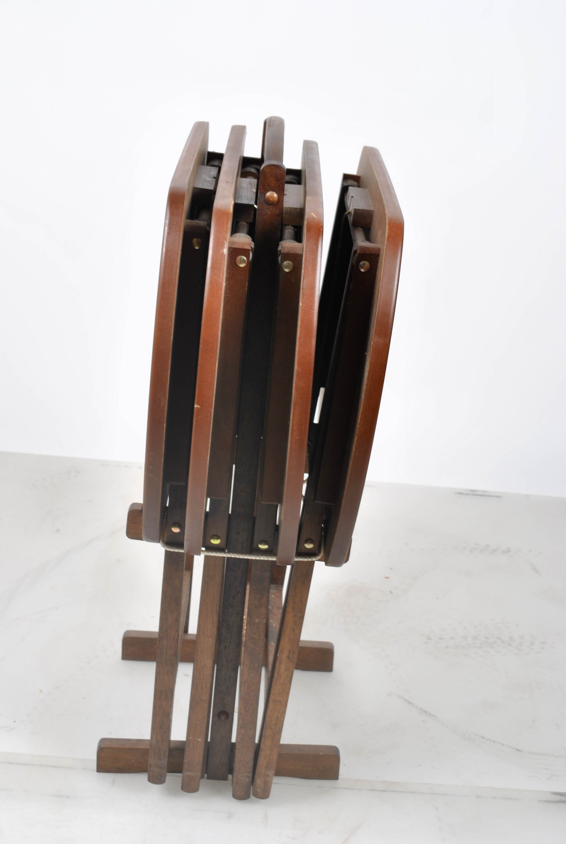 Vintage Wooden TV Trays