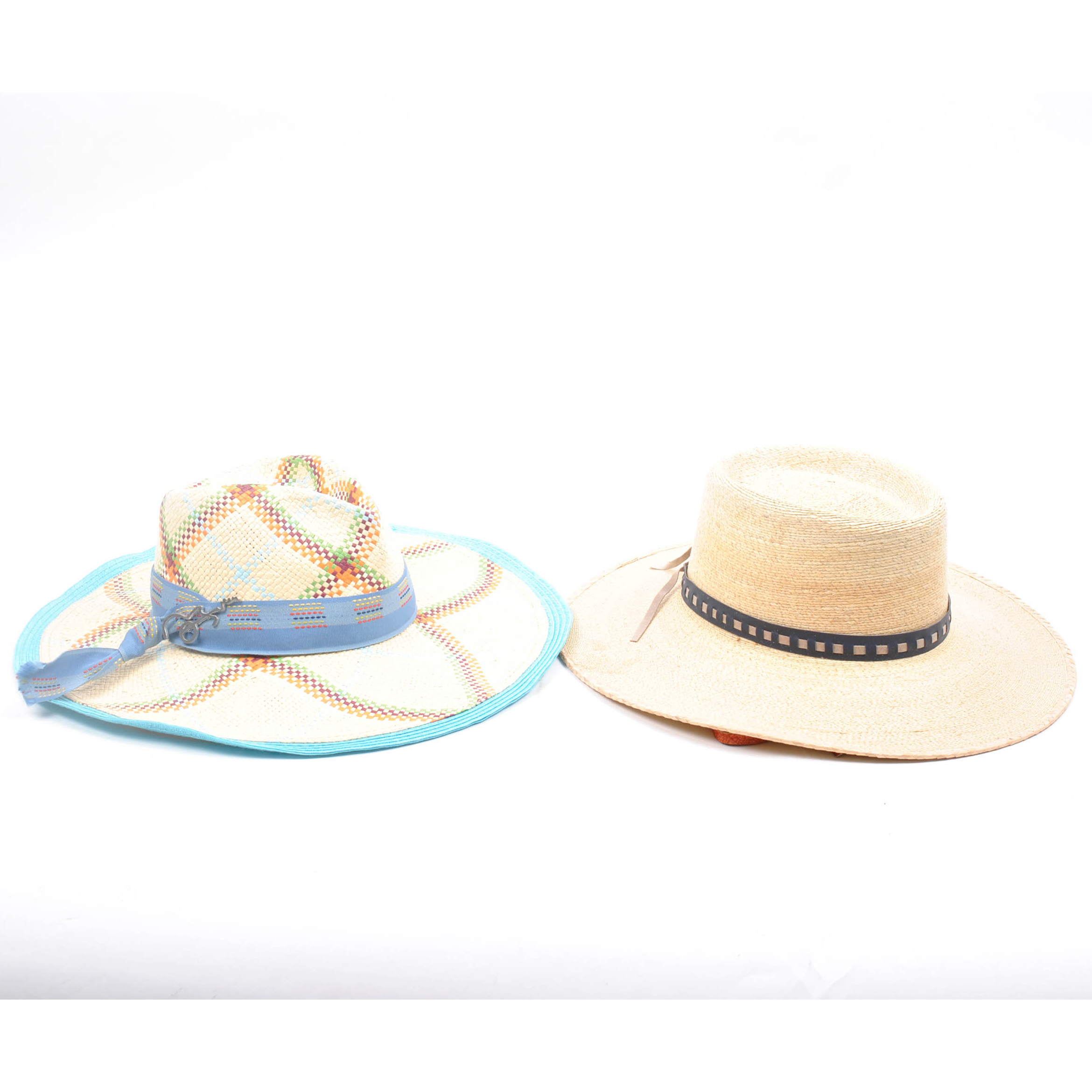 Women's Woven Wide-Brimmed Hats Including Carlos by Carlos Santana