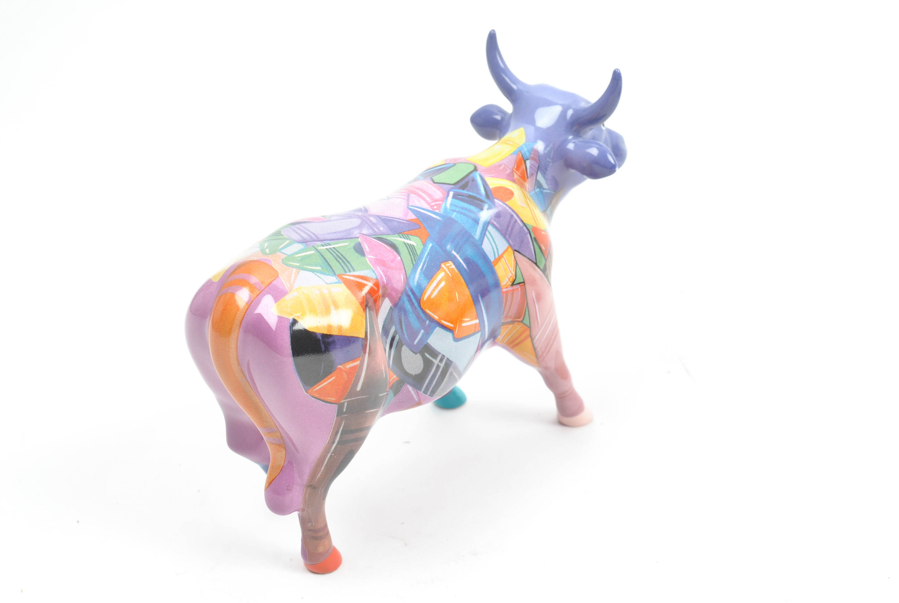 Westland Giftware "Cow Parade" Ceramic Lamp and Figurine