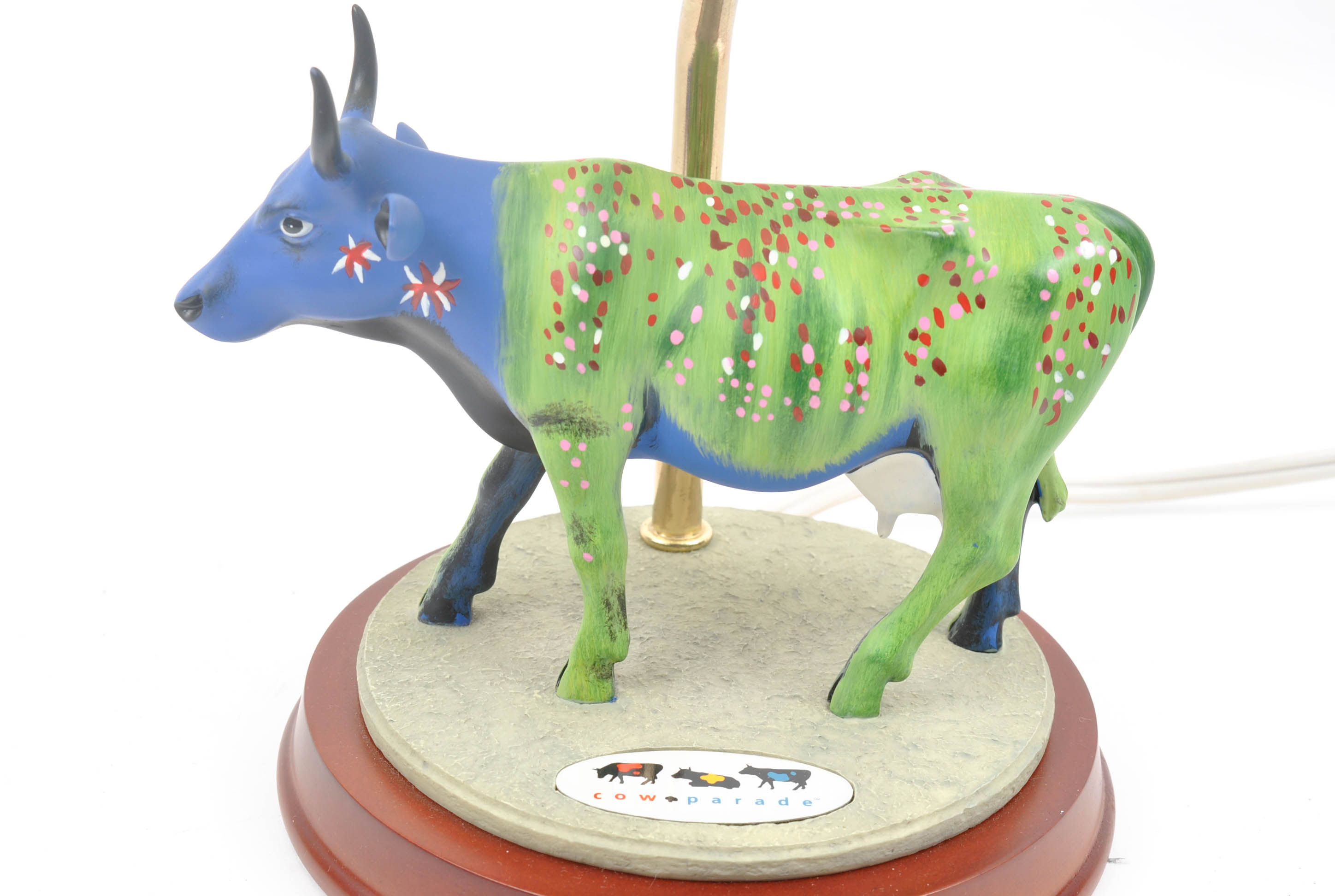 Westland Giftware "Cow Parade" Ceramic Lamp and Figurine