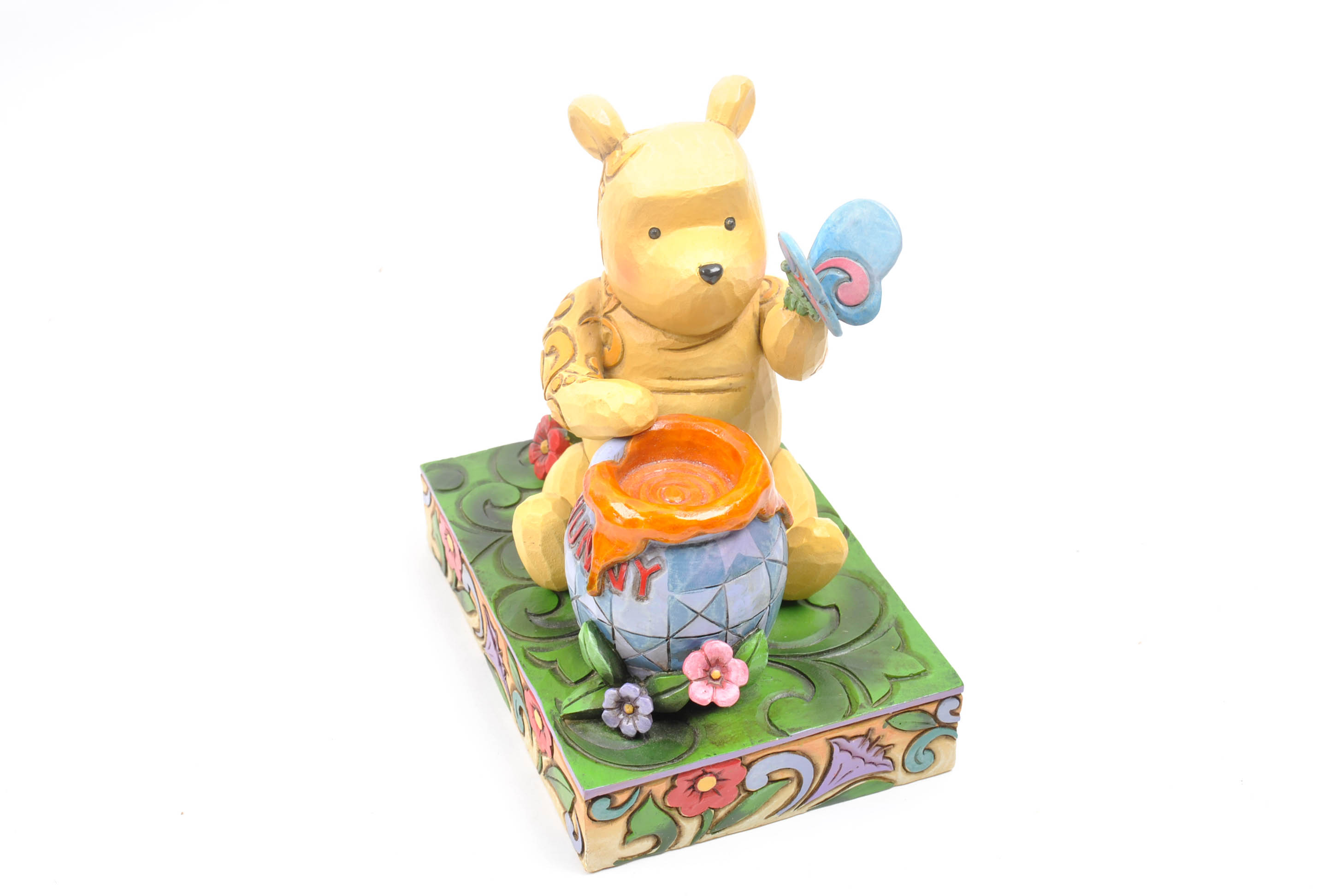 Disney "Touch of Summer" Winnie The Pooh Figurine, Books and Box
