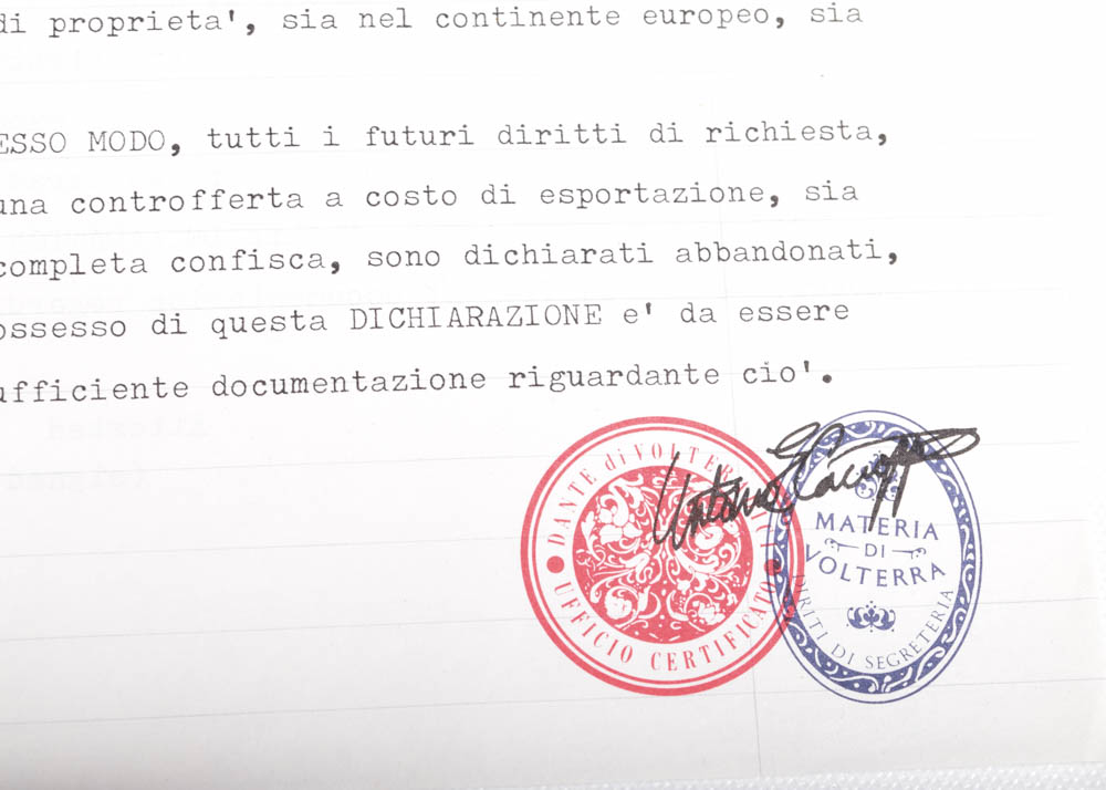 Handmade Bradford Exchange Italian Alabaster "Living Madonna" Collector Plates