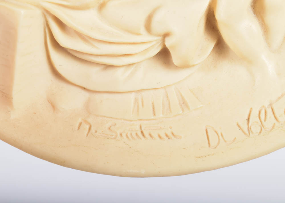 Handmade Bradford Exchange Italian Alabaster "Living Madonna" Collector Plates