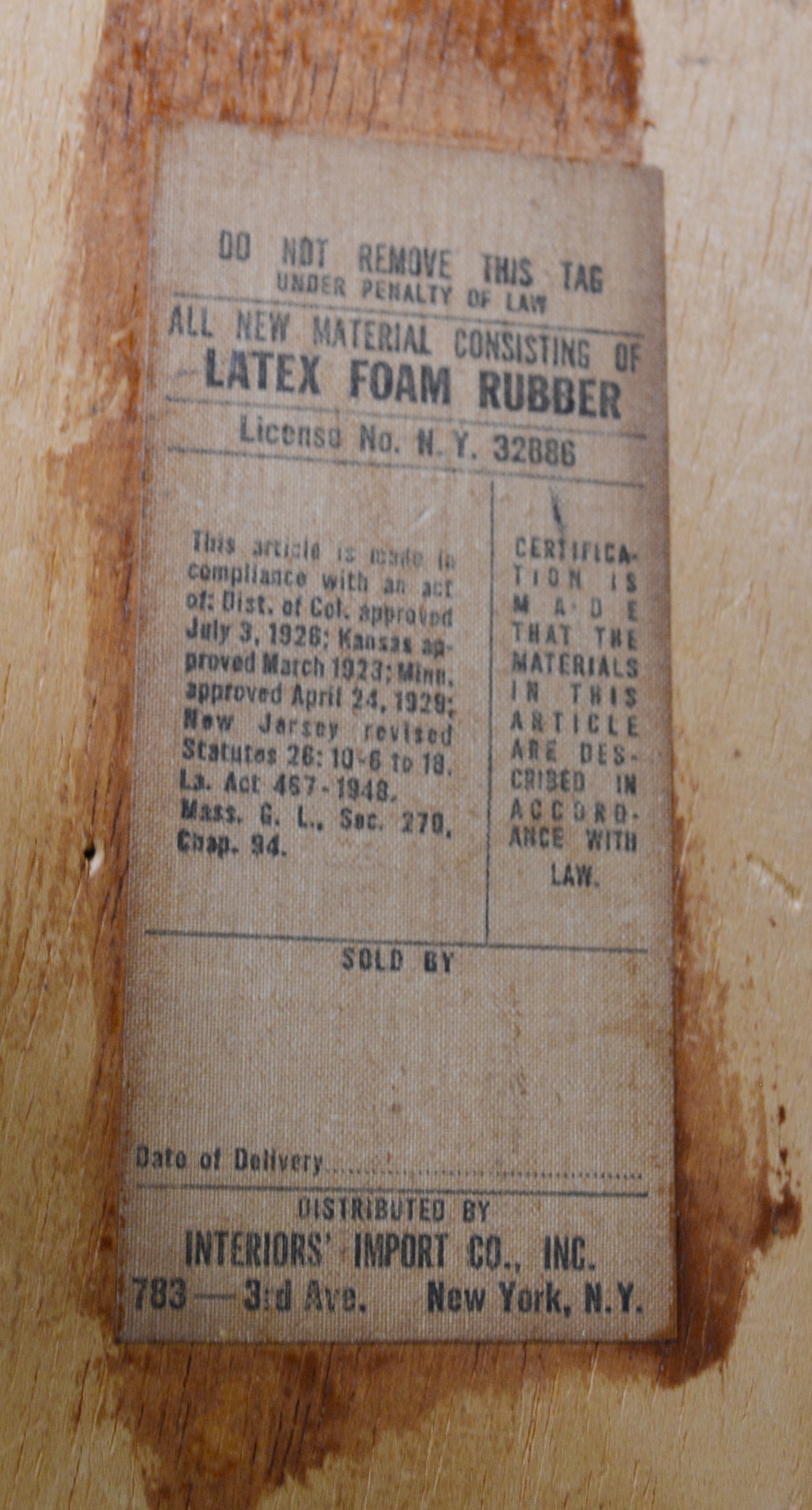 Vintage Italian Wood and Metal Chair by Palladio Furniture