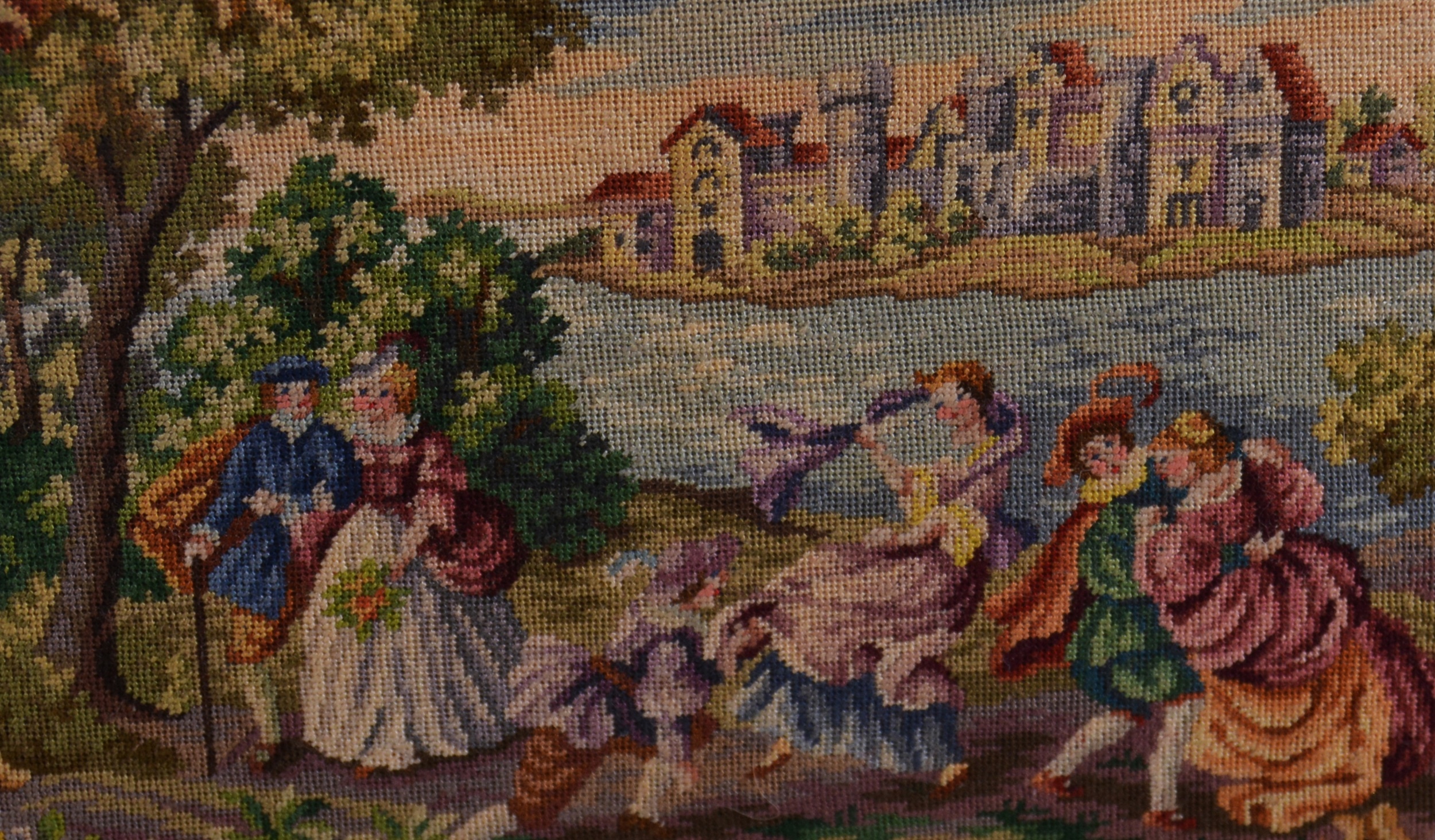 Vintage Vienna Petit Point Evening Bag With Accessories by Maria Stransky