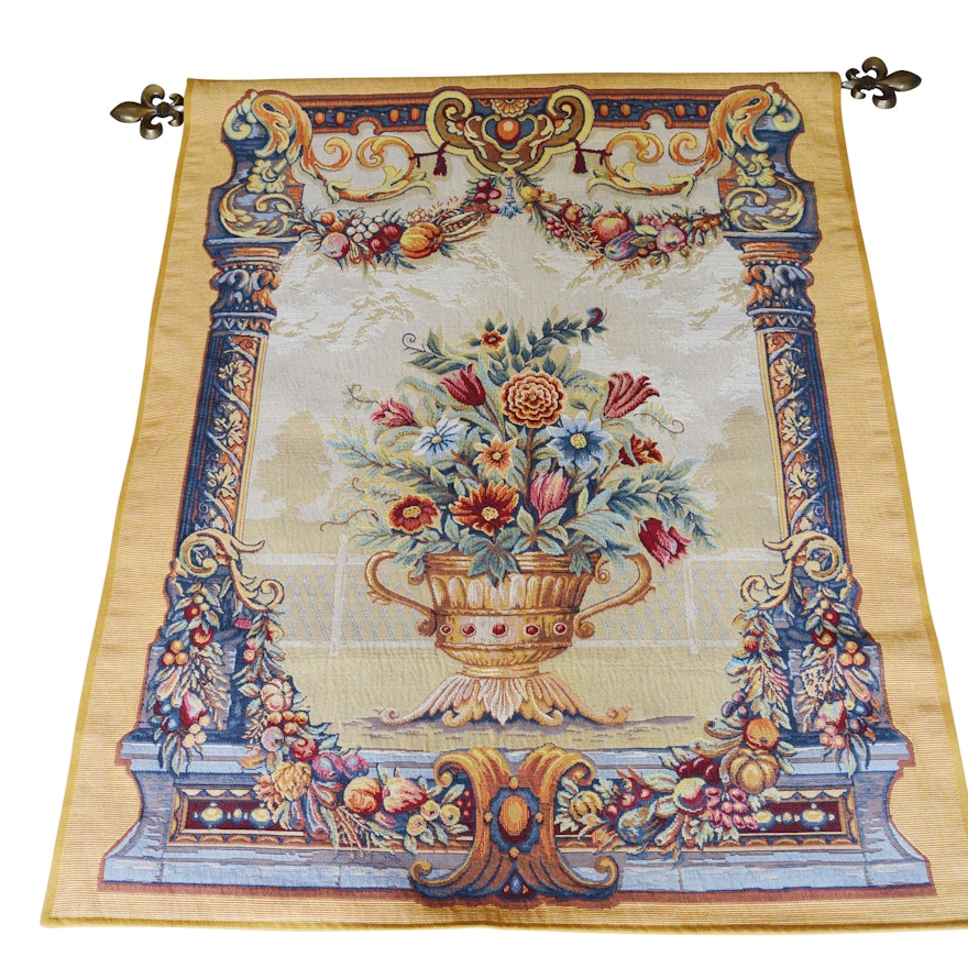 French Flanders Machine Woven Hanging Tapestry