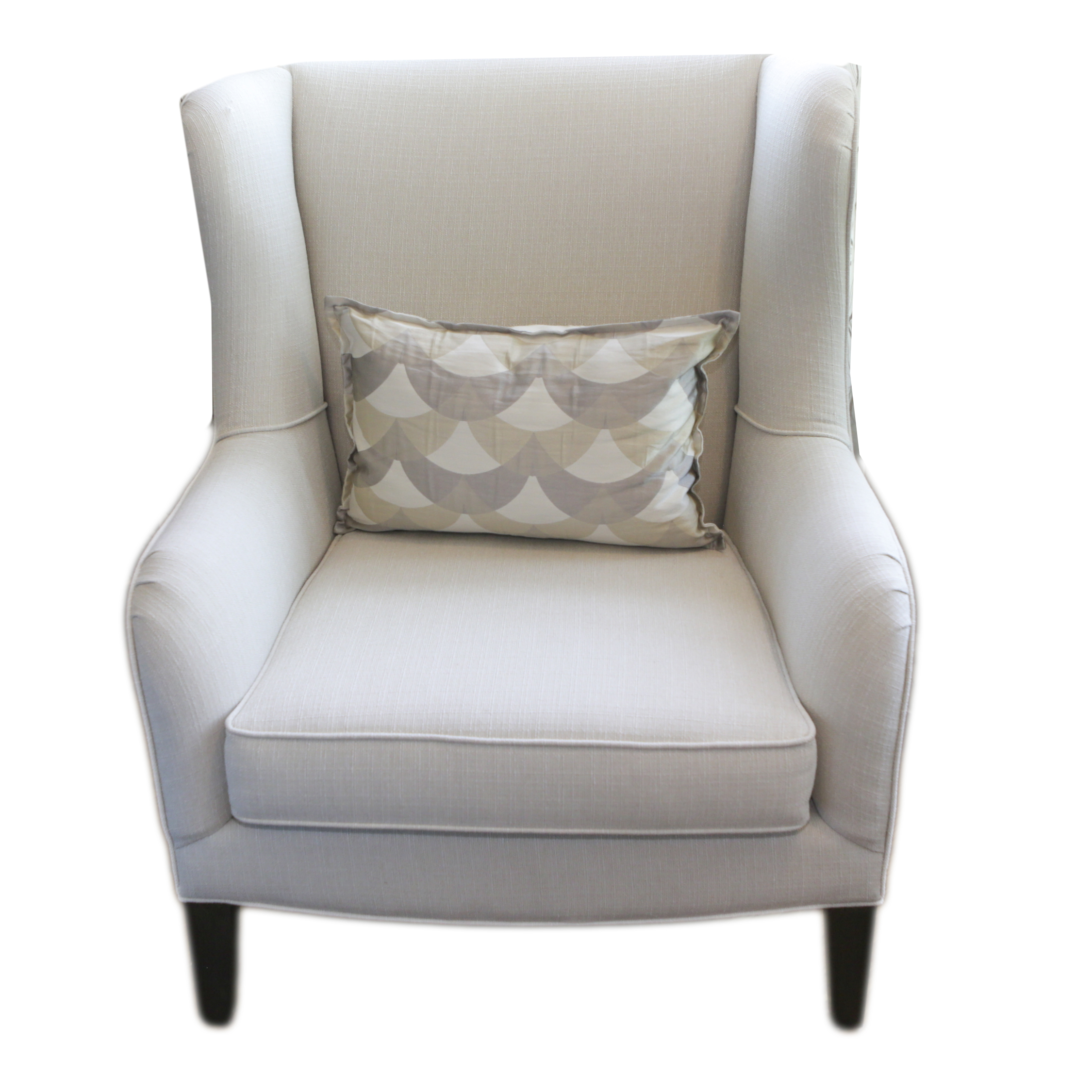Upholstered Wingback Chair
