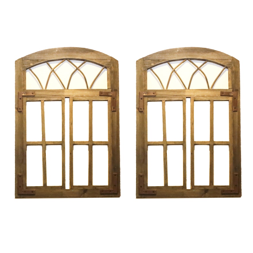Contemporary Window Pane Style Wall Hangings