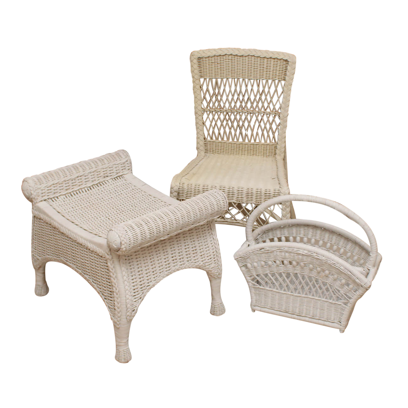 White Wicker Furniture EBTH