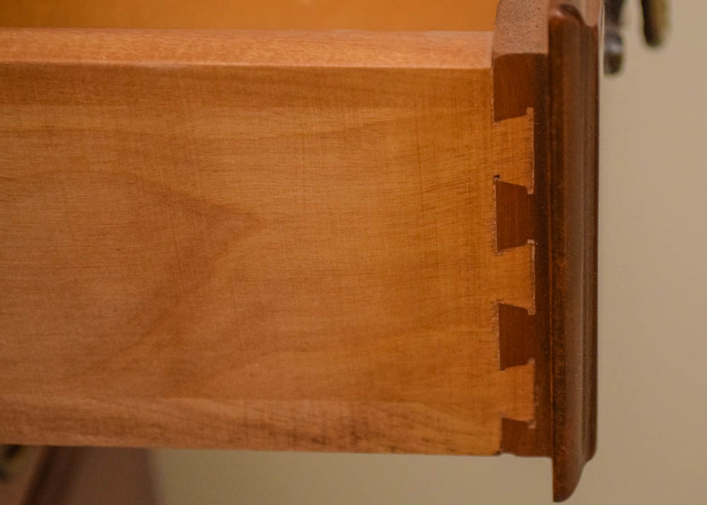 Vintage Ethan Allen Cherry Kneehole Desk