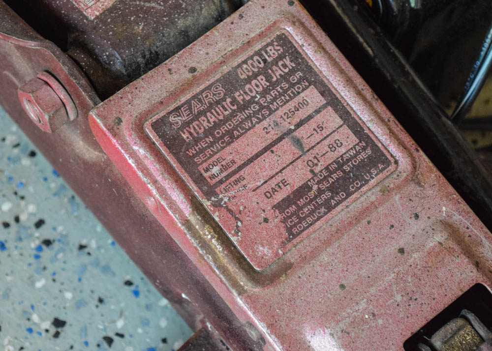 Sears Hydraulic Floor Jack and Schumacher Battery Charger