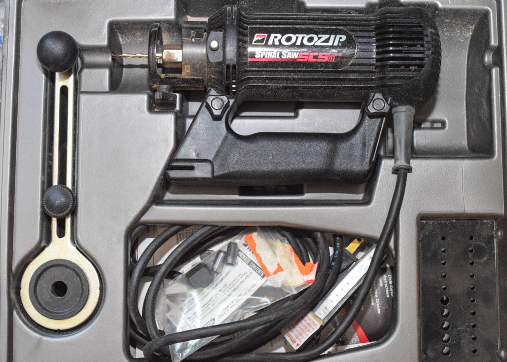Craftsman Industrial Circular Saw, Rotozip Spiral Saw
