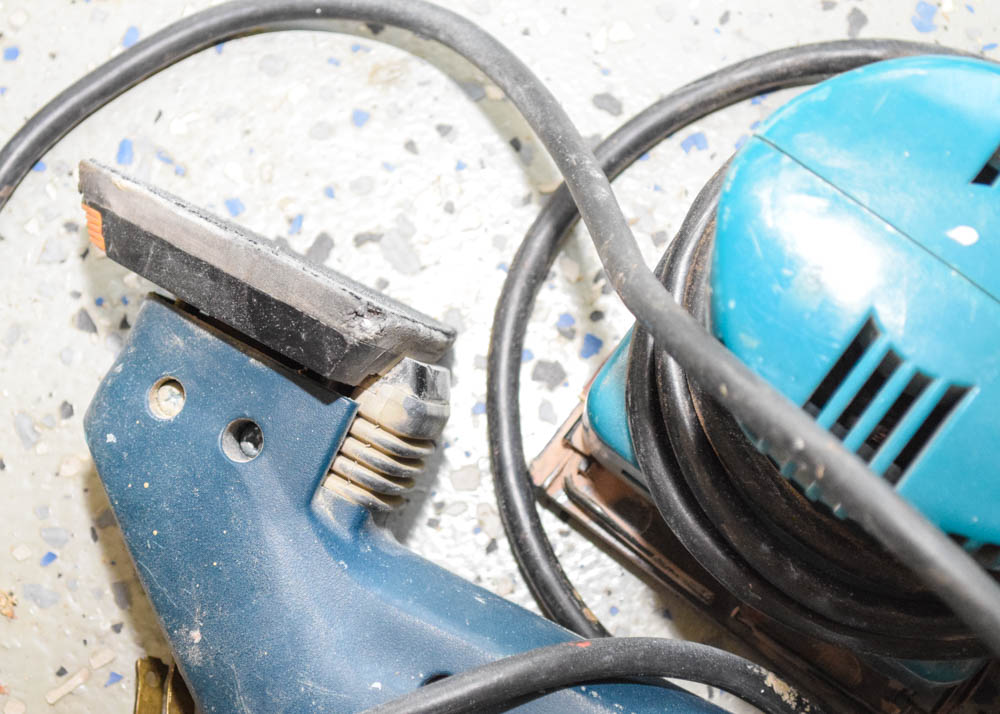 Bosch B7000 Corner Sander and Makita Finishing Sander