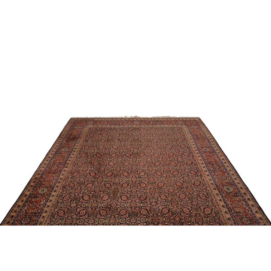 Power-Loomed Persian-Style Wool Area Rug