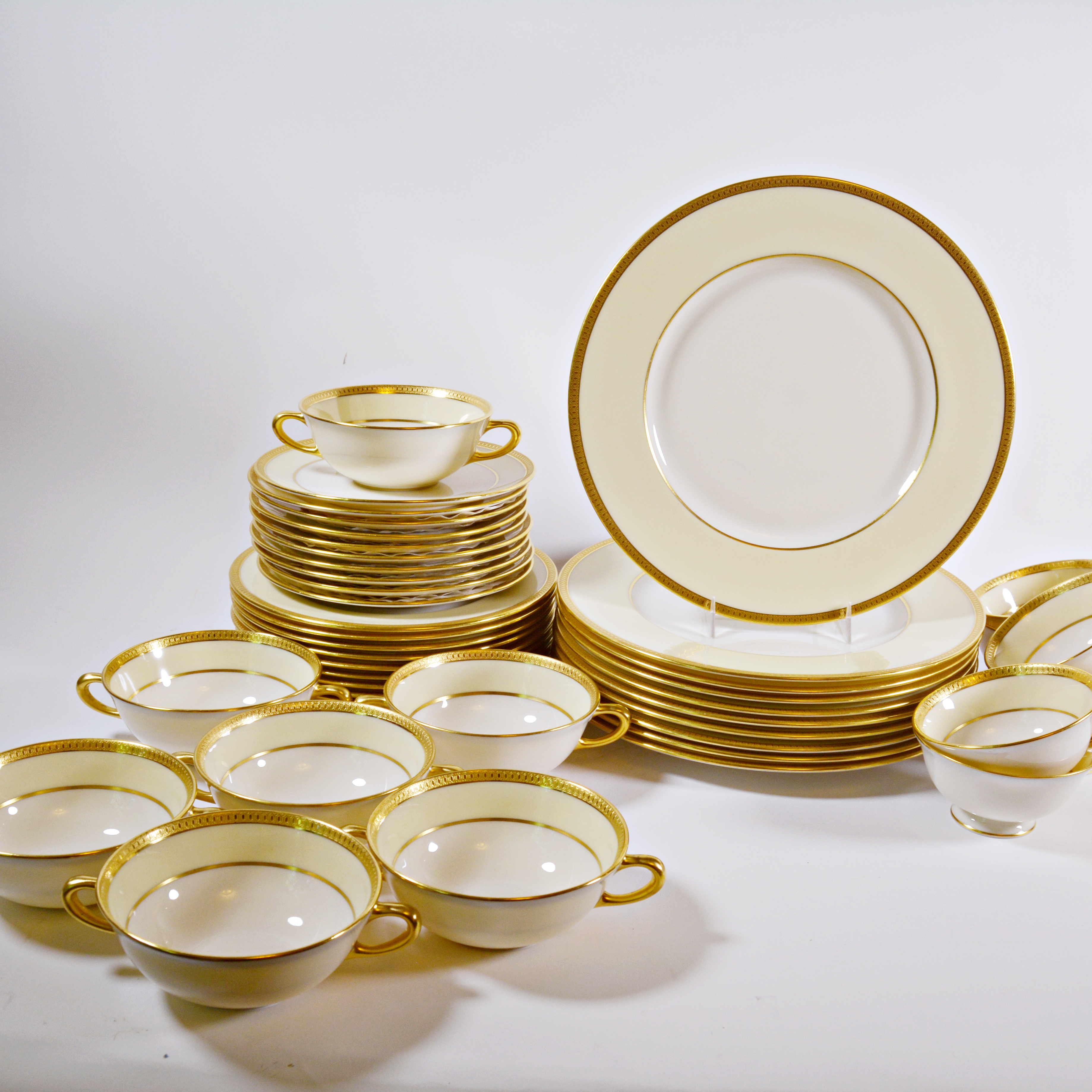 Lenox "Springfield" and "Renaissance" China Dinnerware Collection