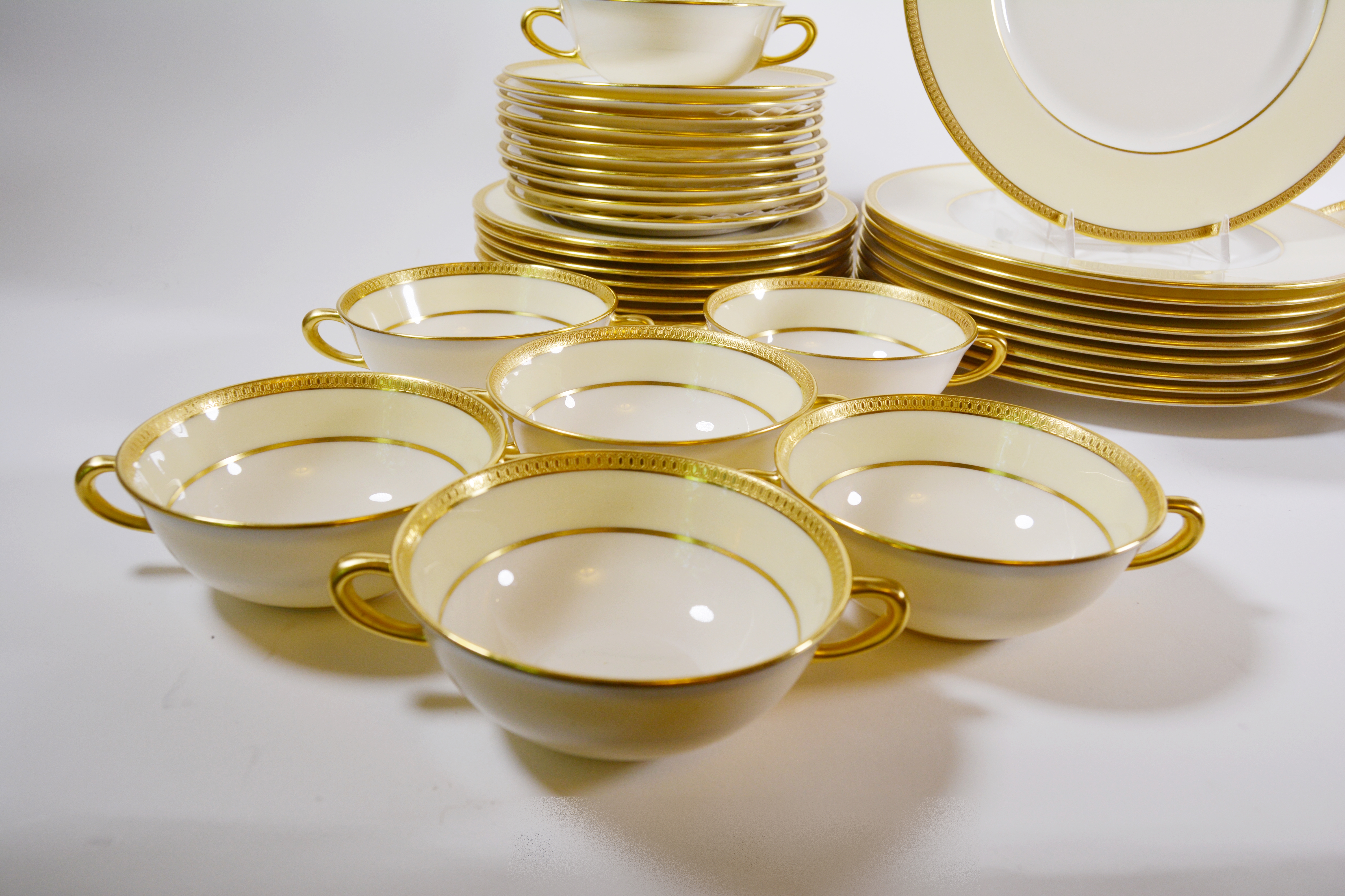 Lenox "Springfield" and "Renaissance" China Dinnerware Collection