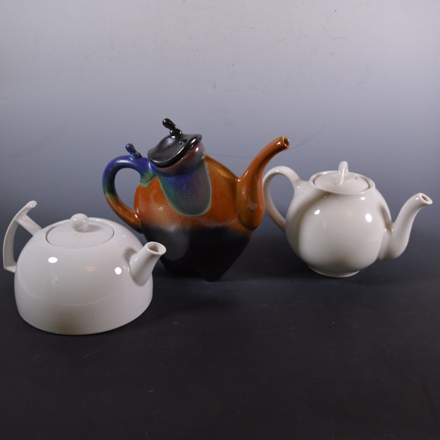 Art Pottery Teapot and Porcelain Teapots