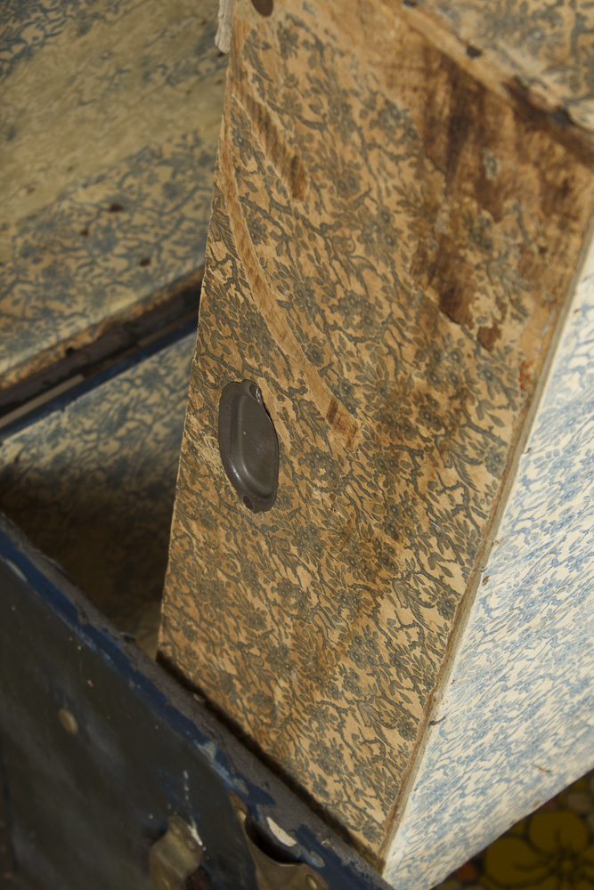 "Best Made" Vintage Blue Steamer Trunk by American Trunk Company