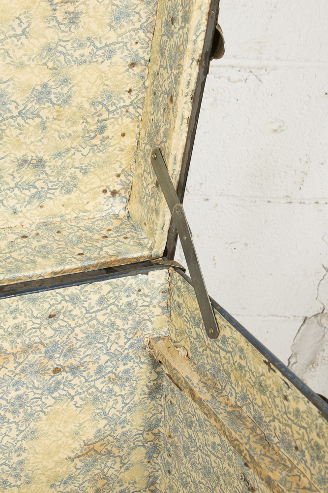 "Best Made" Vintage Blue Steamer Trunk by American Trunk Company