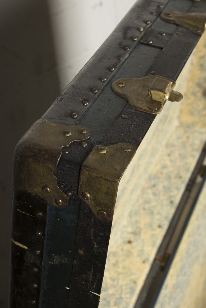 "Best Made" Vintage Blue Steamer Trunk by American Trunk Company