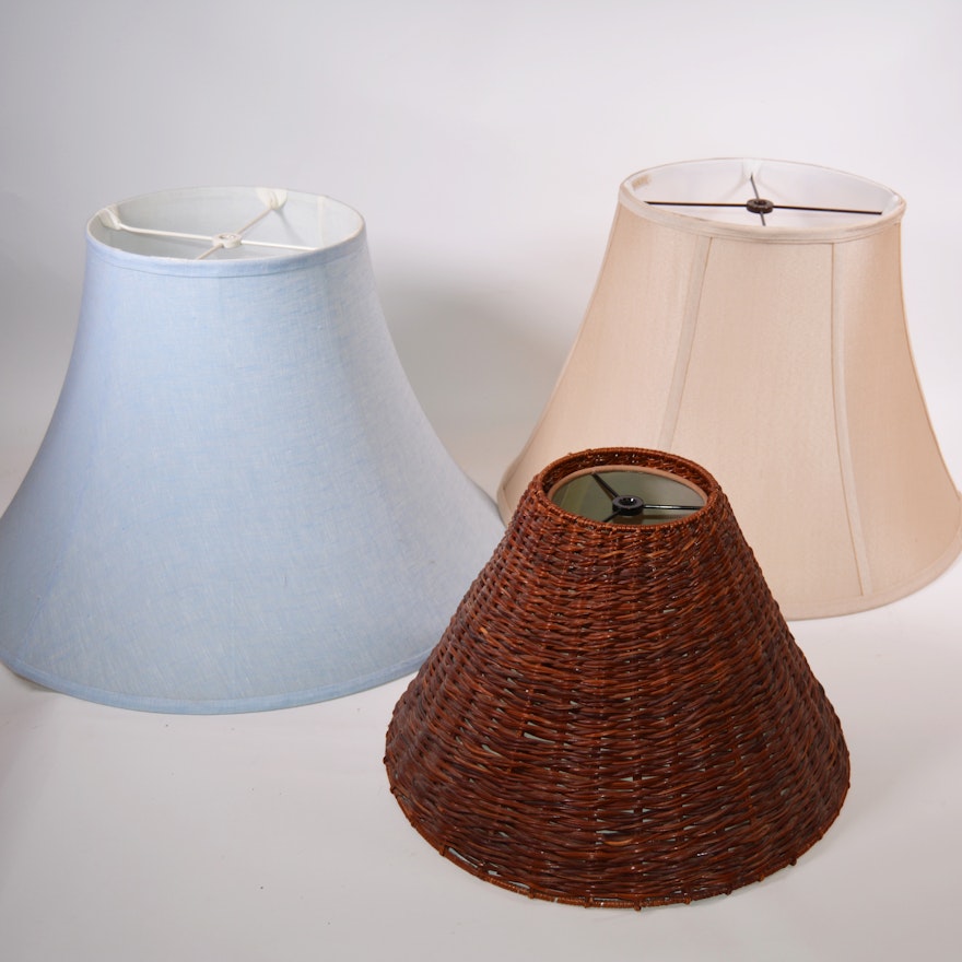 Quoizel Tan Lamp Shade and Other Lamp Shades