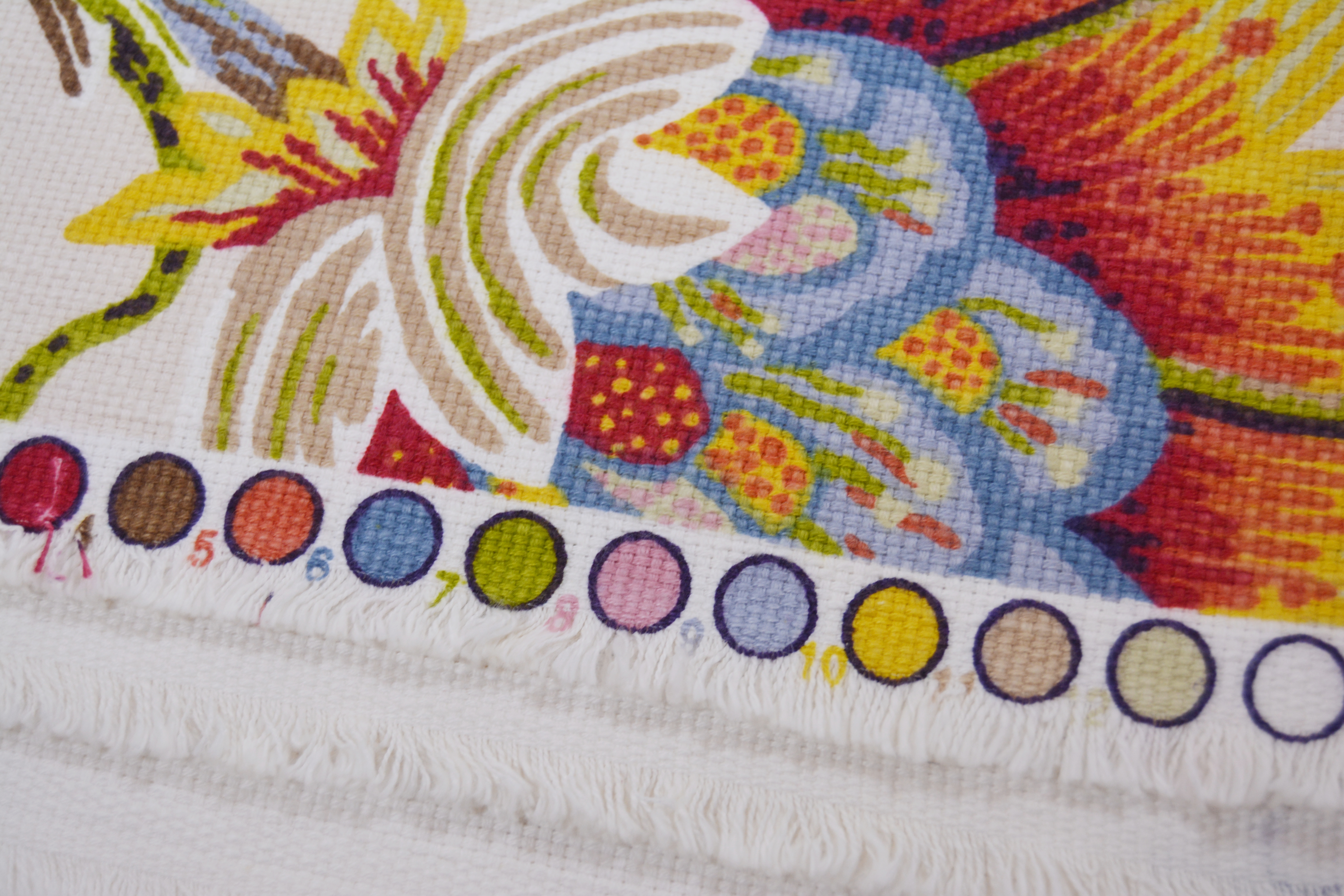 Braemore Design Screen Print Fabric Remnant