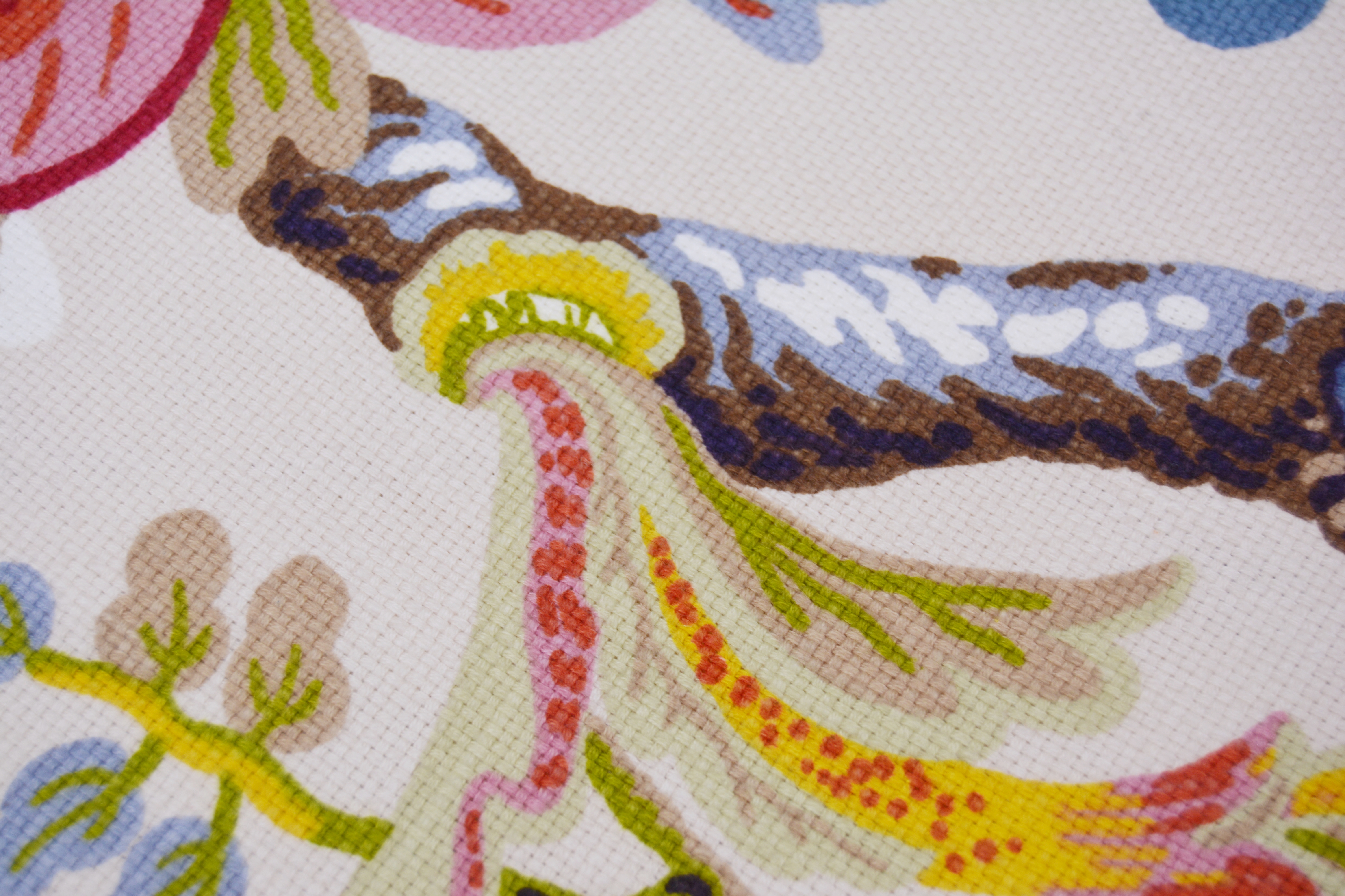 Braemore Design Screen Print Fabric Remnant