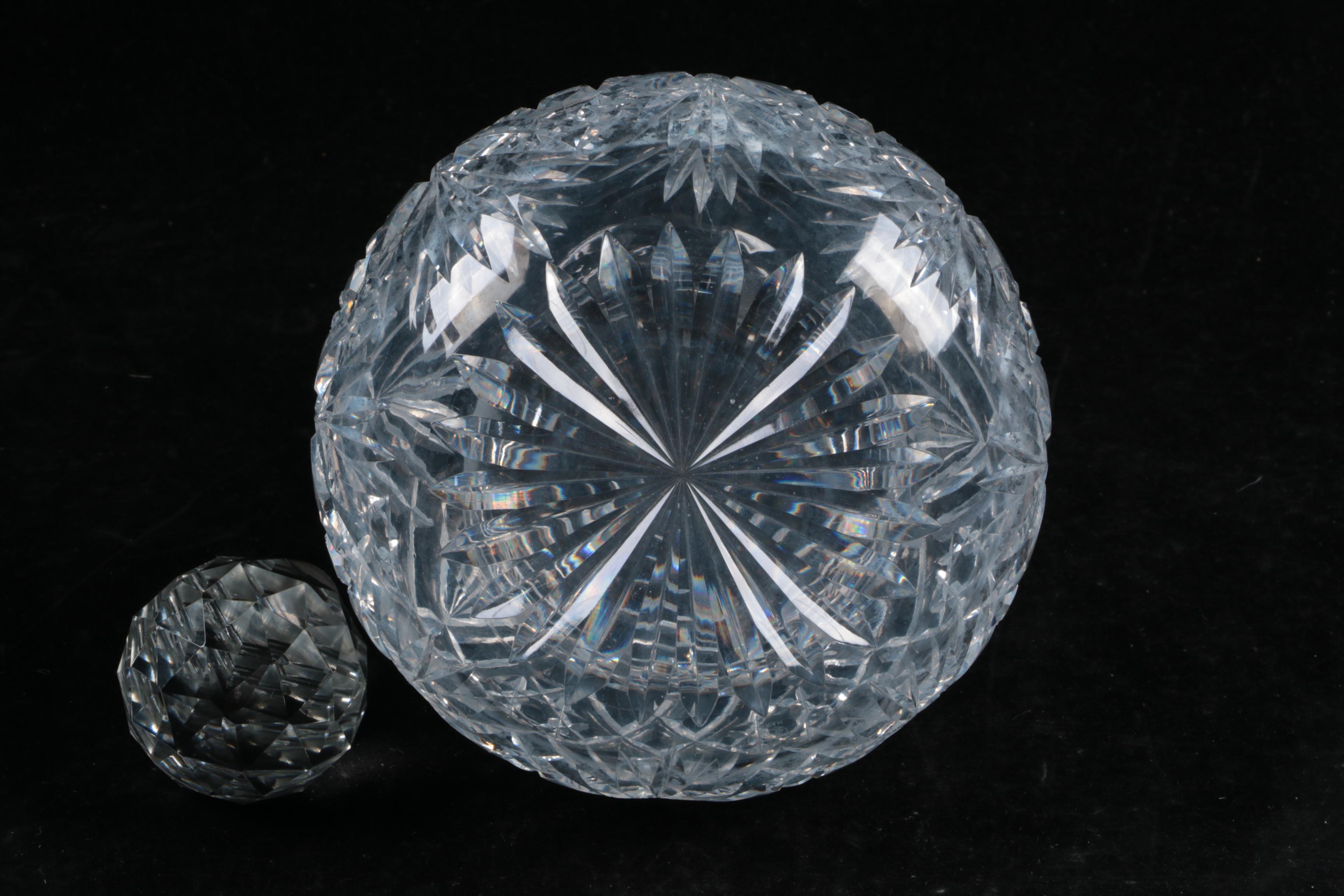 Vintage Hawkes Cut Glass Carafe